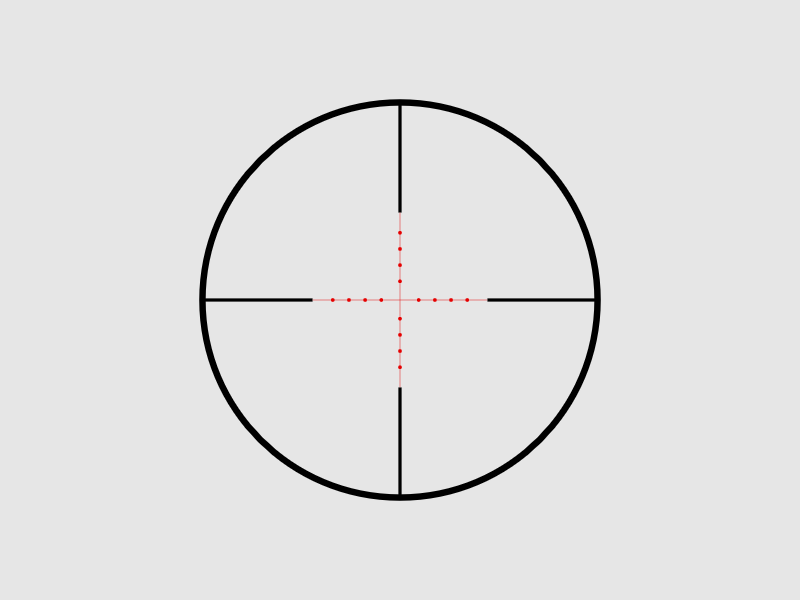 Hawke Vantage lunette 2-7X32 AO, 1", IR Mil Dot, image 2 sur 2