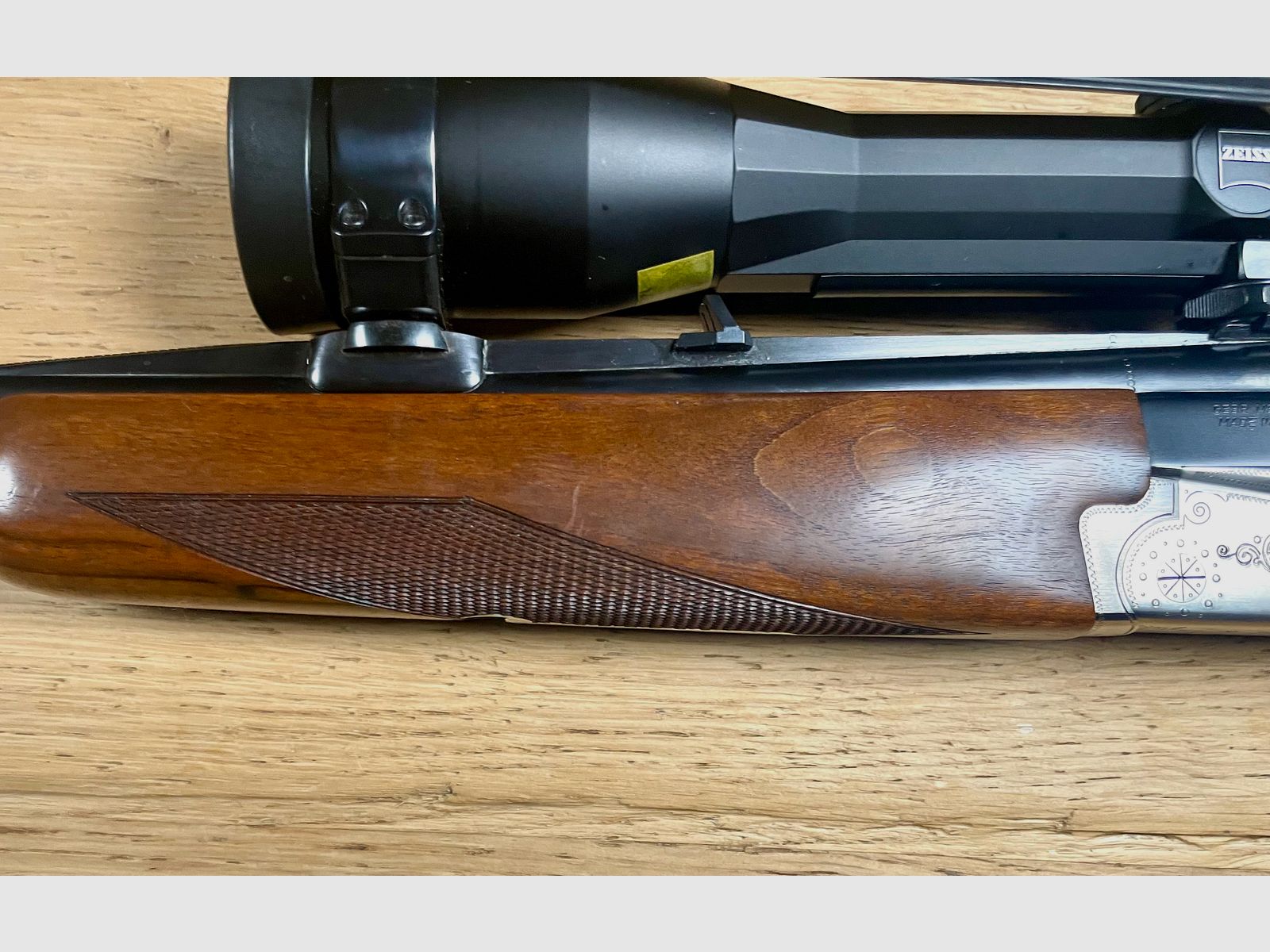 Bockdoppelbüchse Gebr. Merkel Suhl - Kaliber: 9,3x74R inkl ZF Zeiss Diavari ZM 2,5-10x48