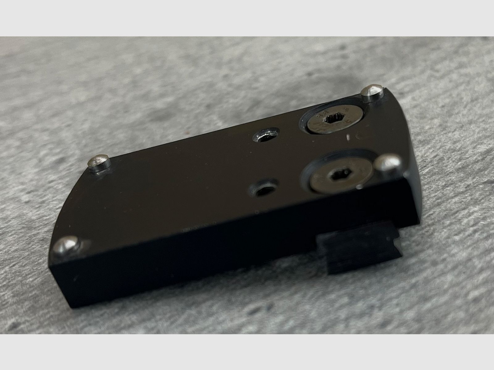 Exhibitor Docter-Sight adapter plate for notch prism with lateral insertion / U202510