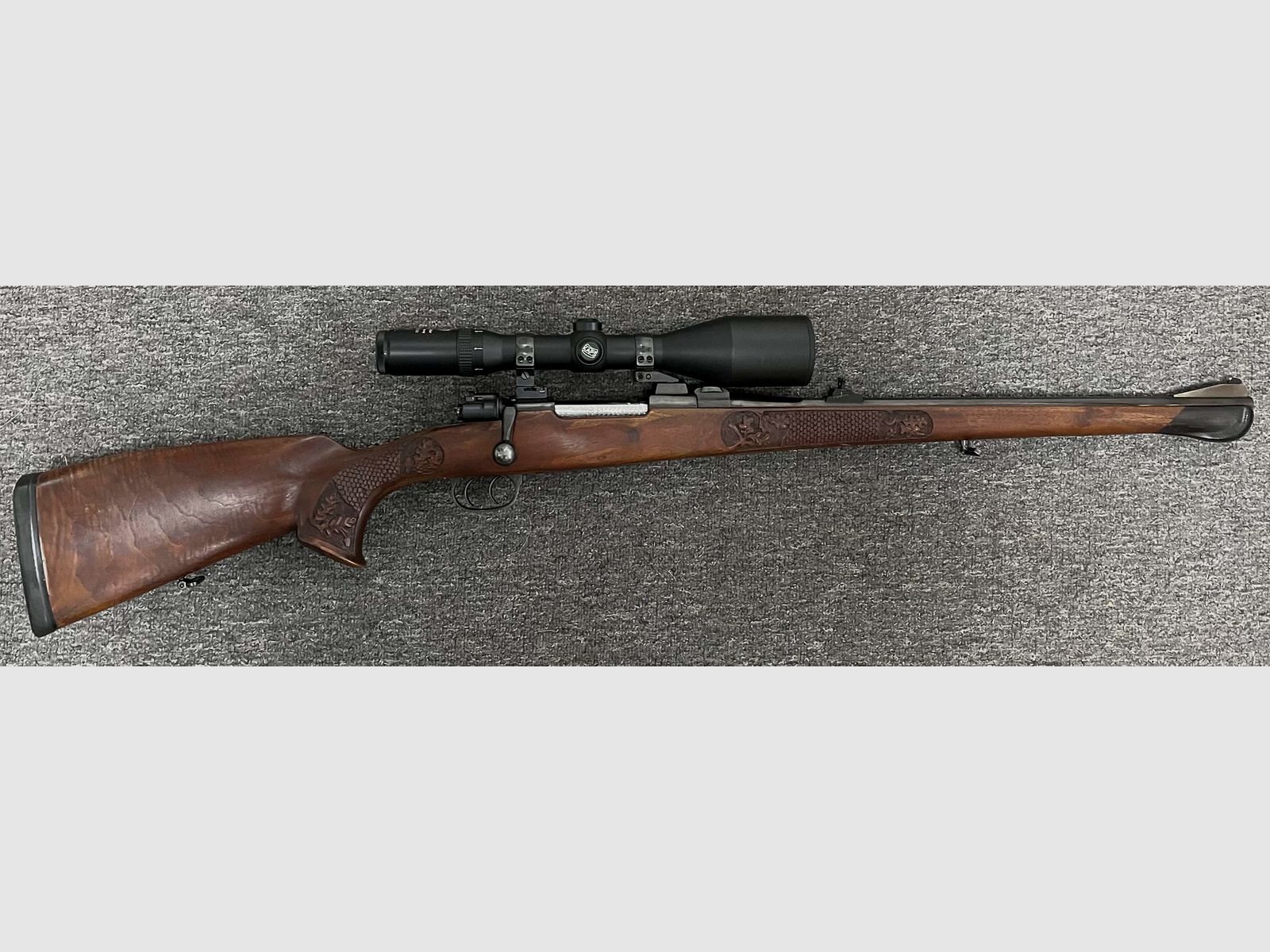 Stutzen 7x64 in 98er system + Kaps 2,5-10x56