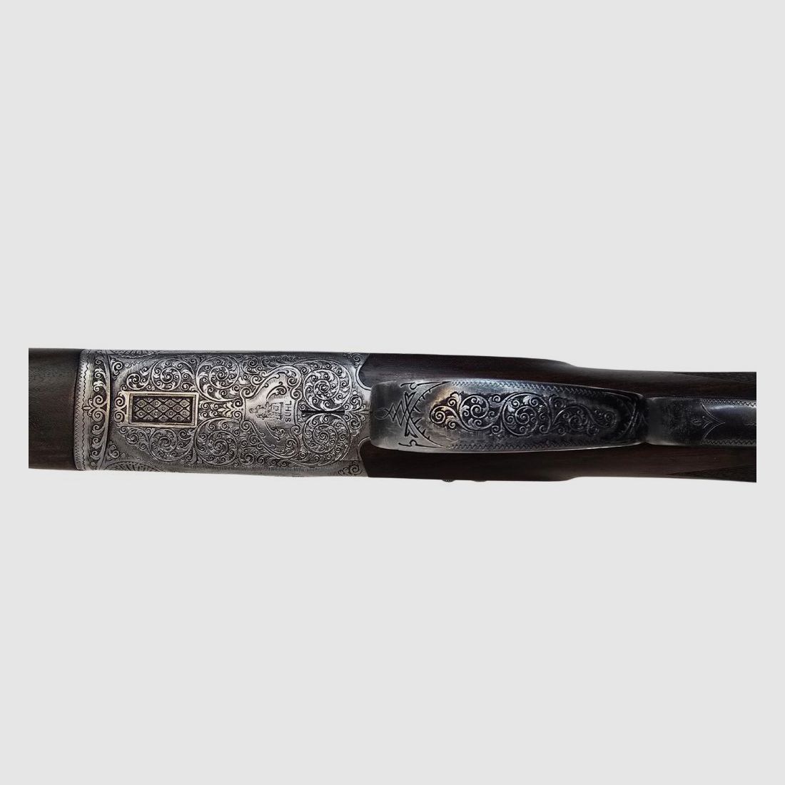used MERKEL over-and-under shotgun Mod. 303E, double trigger, H&H side locks with ejector, split forend, year of manufacture 1969, condition: Very good, image 7 of 7