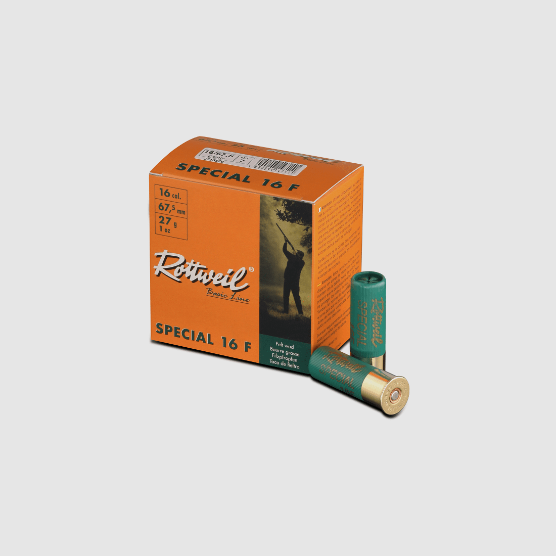 Rottweil Special 16 F 16/67.5 2.5mm - 25 pcs.