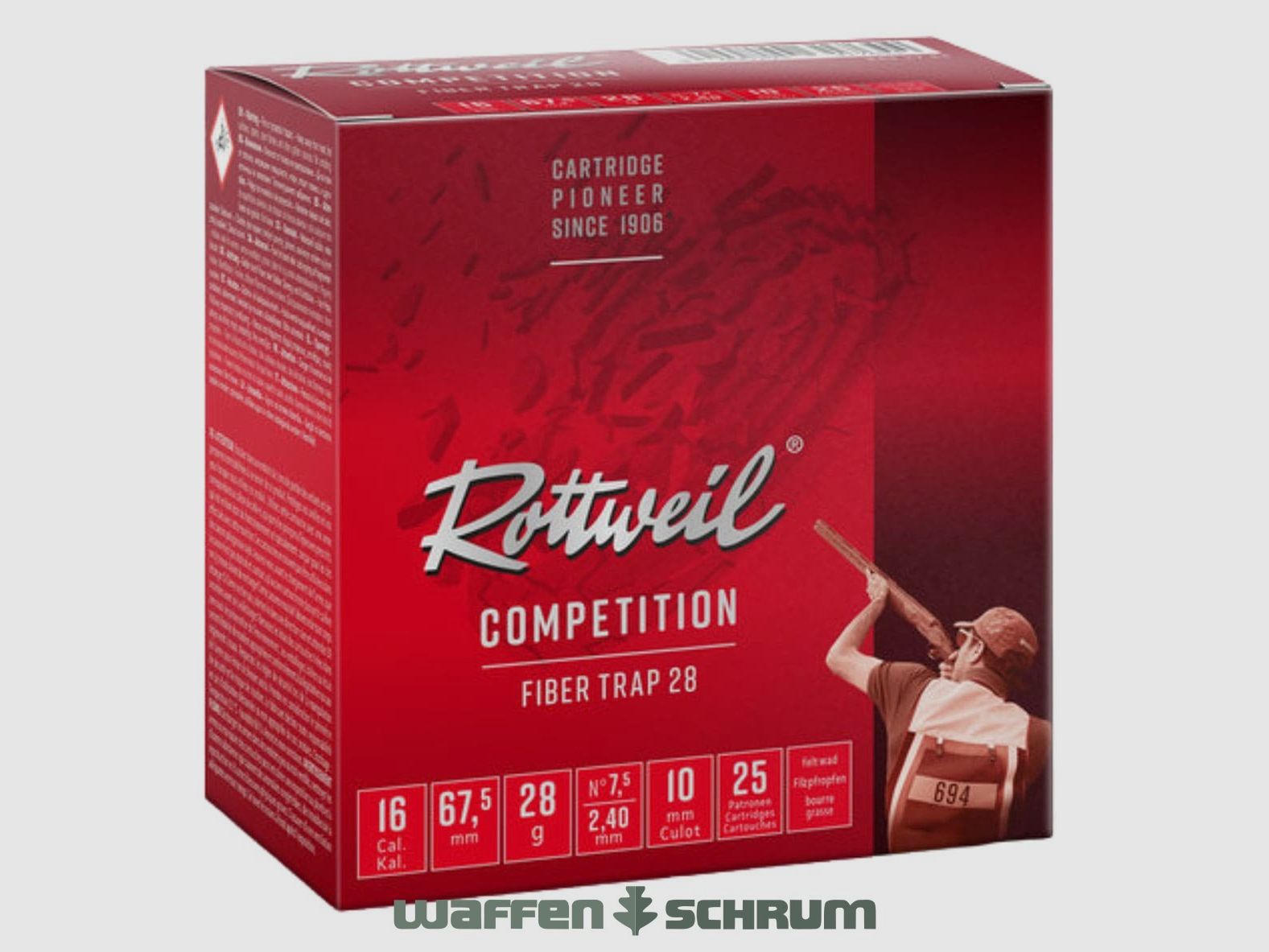 Rottweil 16/67,5 Fiber Trap 28 2,4mm - 28g