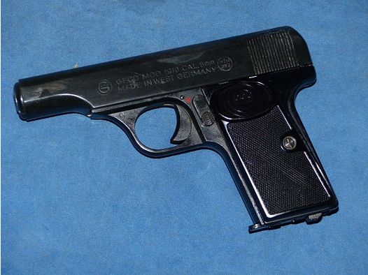 Geco Mod. 1910 cal. 8mm TOP in OVP PTB 352