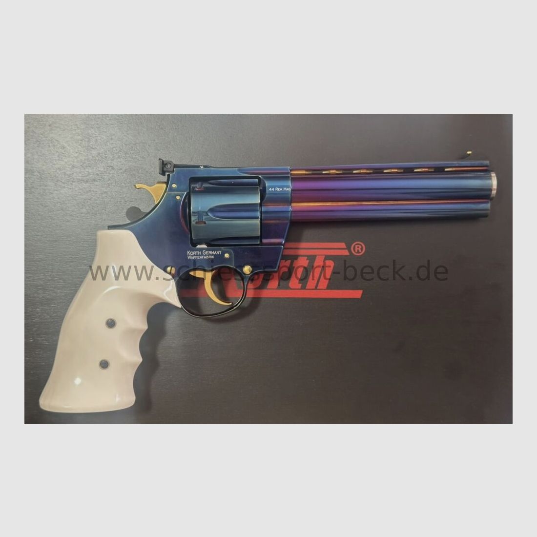 KORTH Classic Revolver 6 inch Blauw Glanzend .44 Magnum