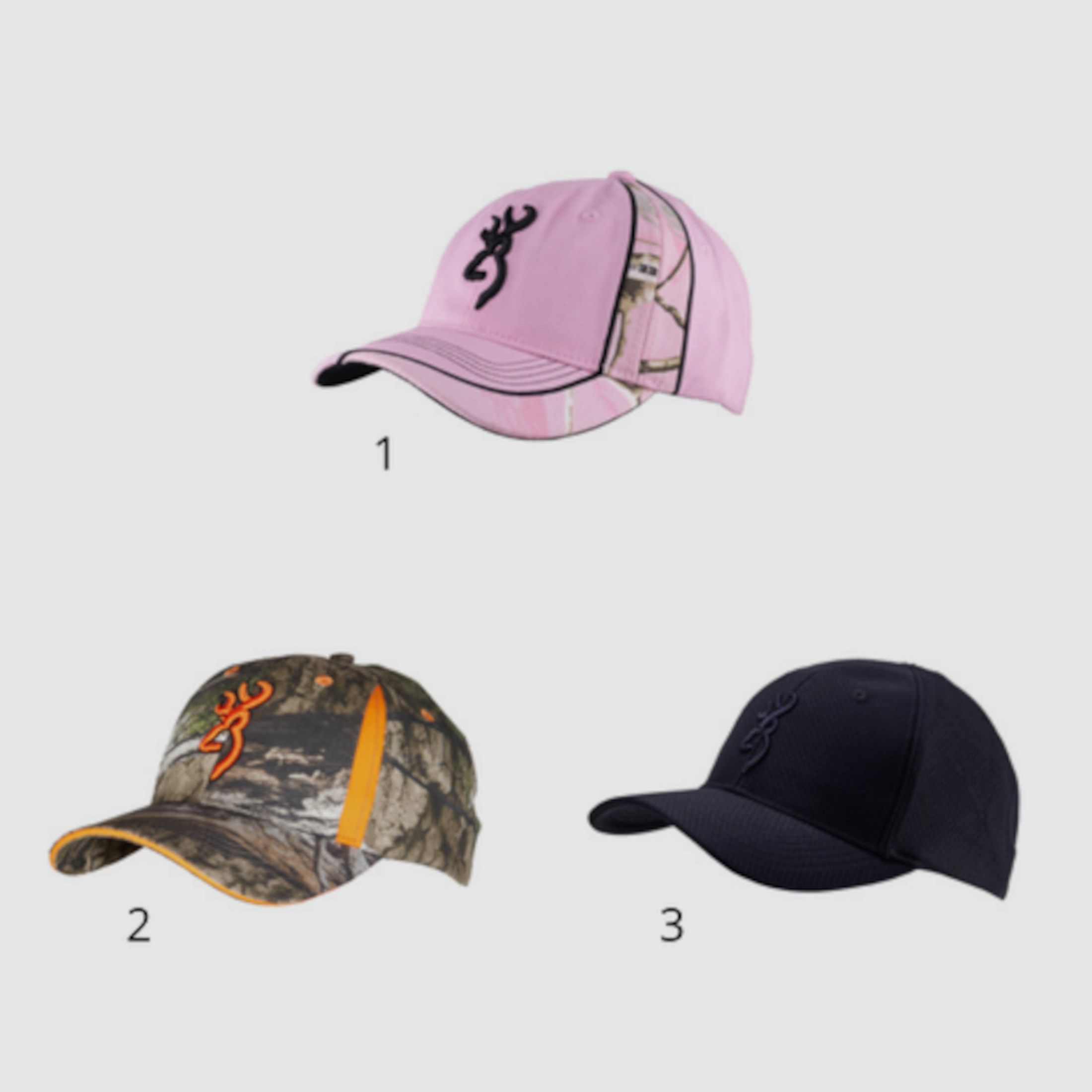 Browning Beret mit Schirm – Klassisch