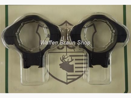 Fritzmann Ringmontage für Weaverprofil, Schwarz matt, 30mm, H4,5mm