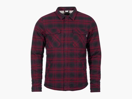 Vintage Industries Vintage Industries Jacke Class Sherpa red check