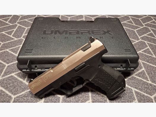Walther CP99 Nickel 4,5 mm Diabolo pistola CO2 NUOVA!