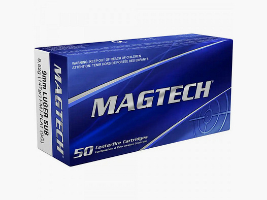 MAGTECH SUBSONIC FMJ - 147GRS. - 9MM LUGER