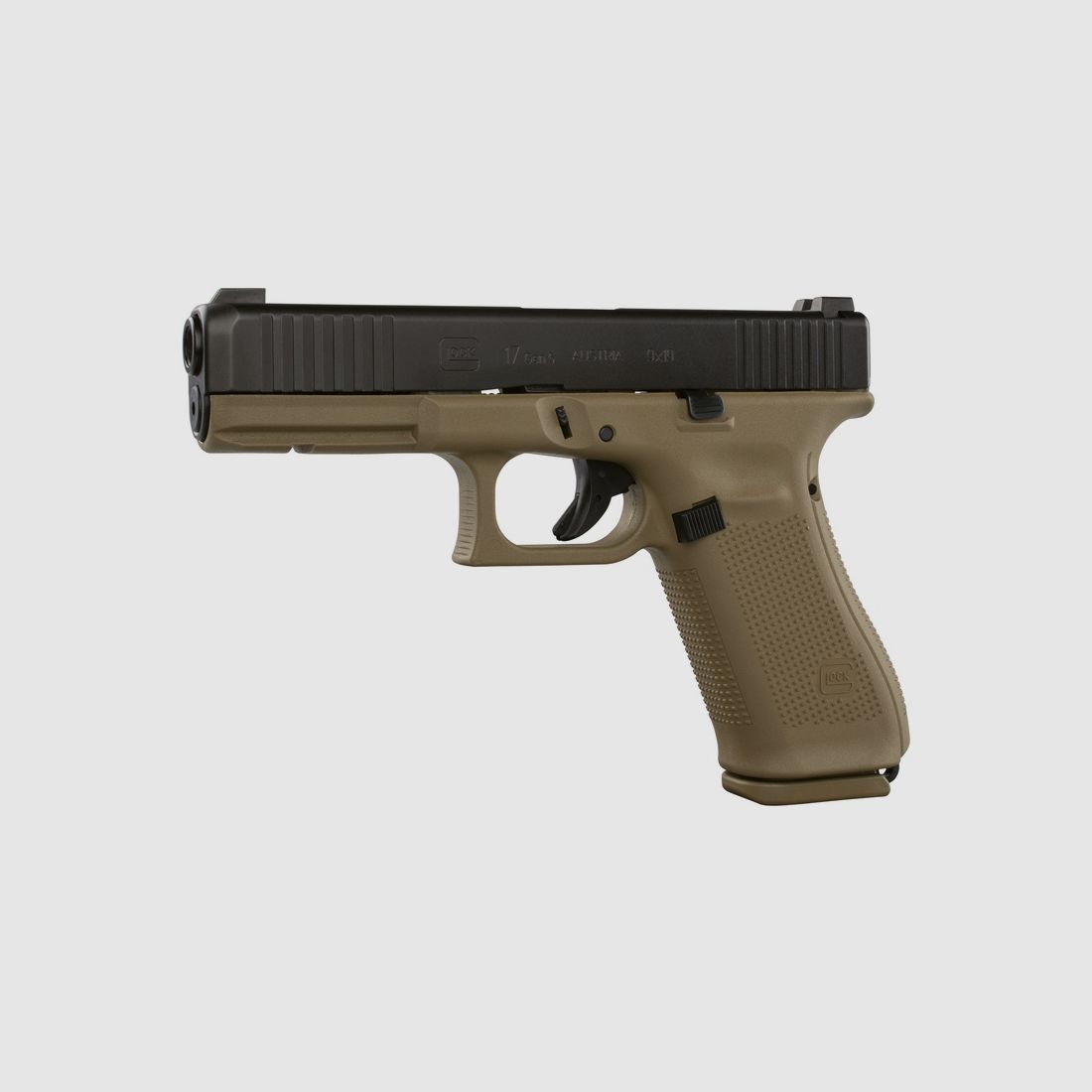 Glock Pistole G17 Gen5 FS FR Coyote 9 mm Luger 4,5" / 11,4 cm, Standard