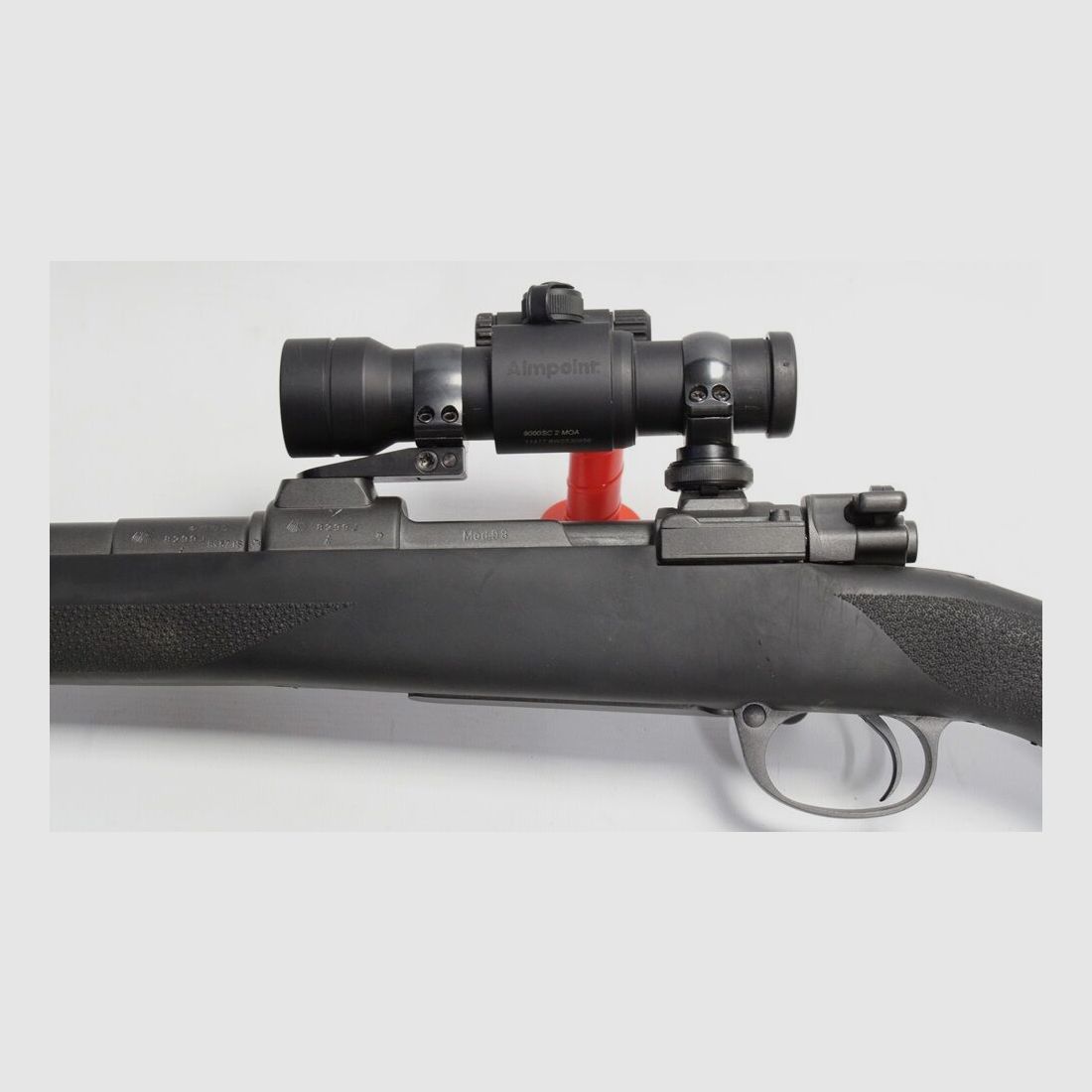 Mauser 98 tracking with Aimpoint, Cerakote