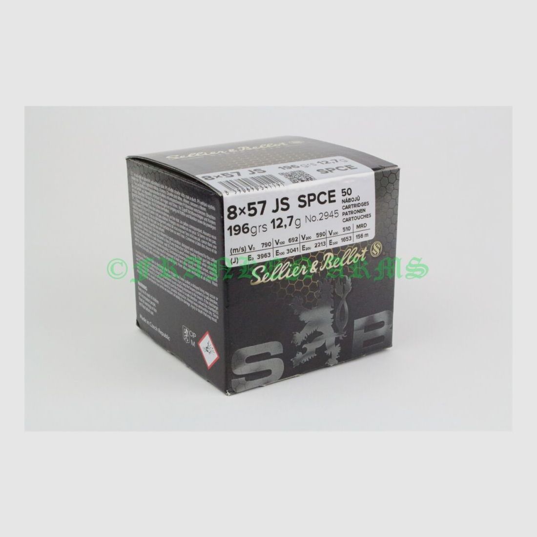 Sellier&Bellot 8x57IS SPCE 196gr. 12,7g 50 Stück