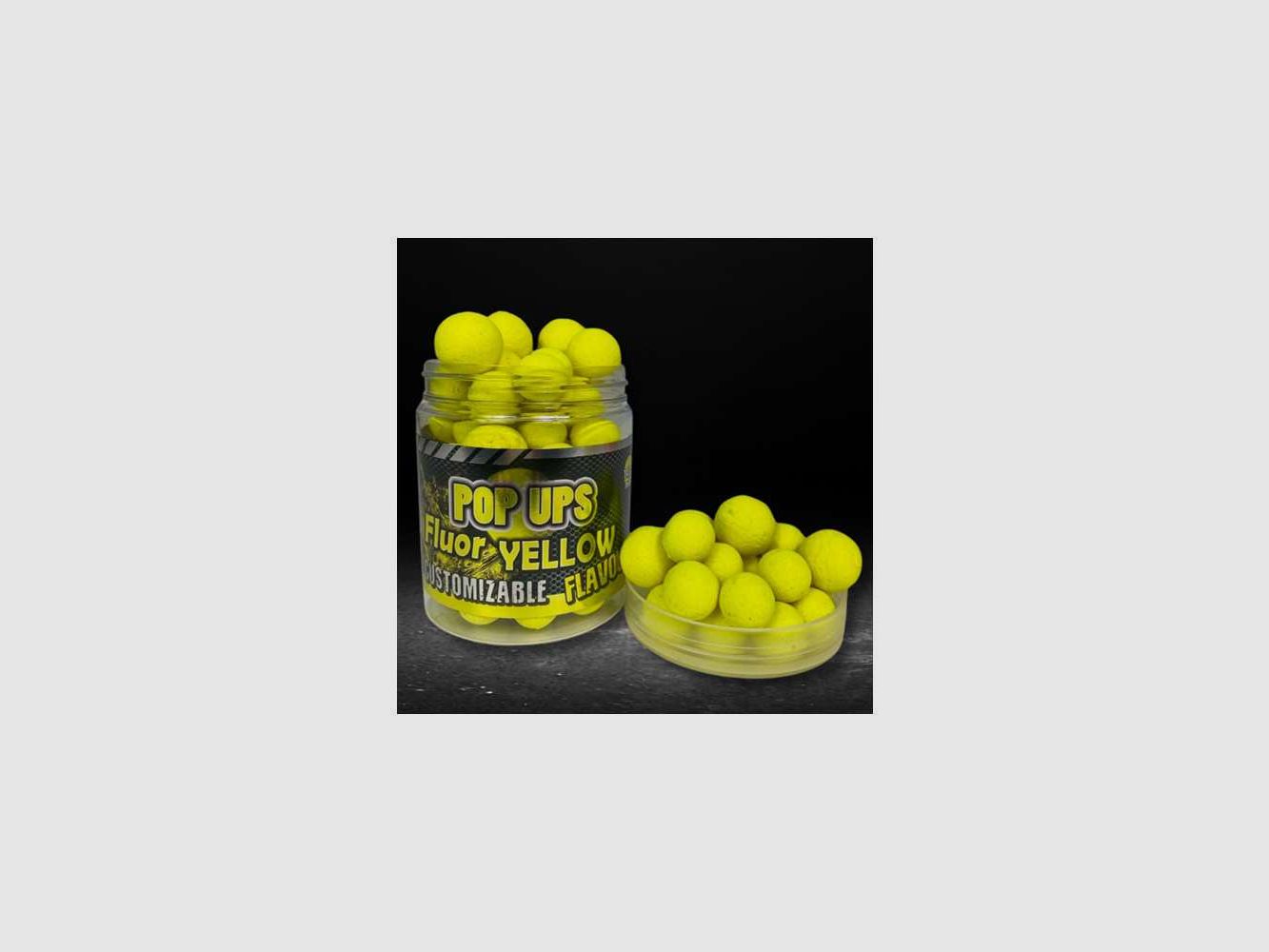 Bouillette Pop-Up Pro Elite Baits Gelb Anpassbarer Geschmack 14/20 mm