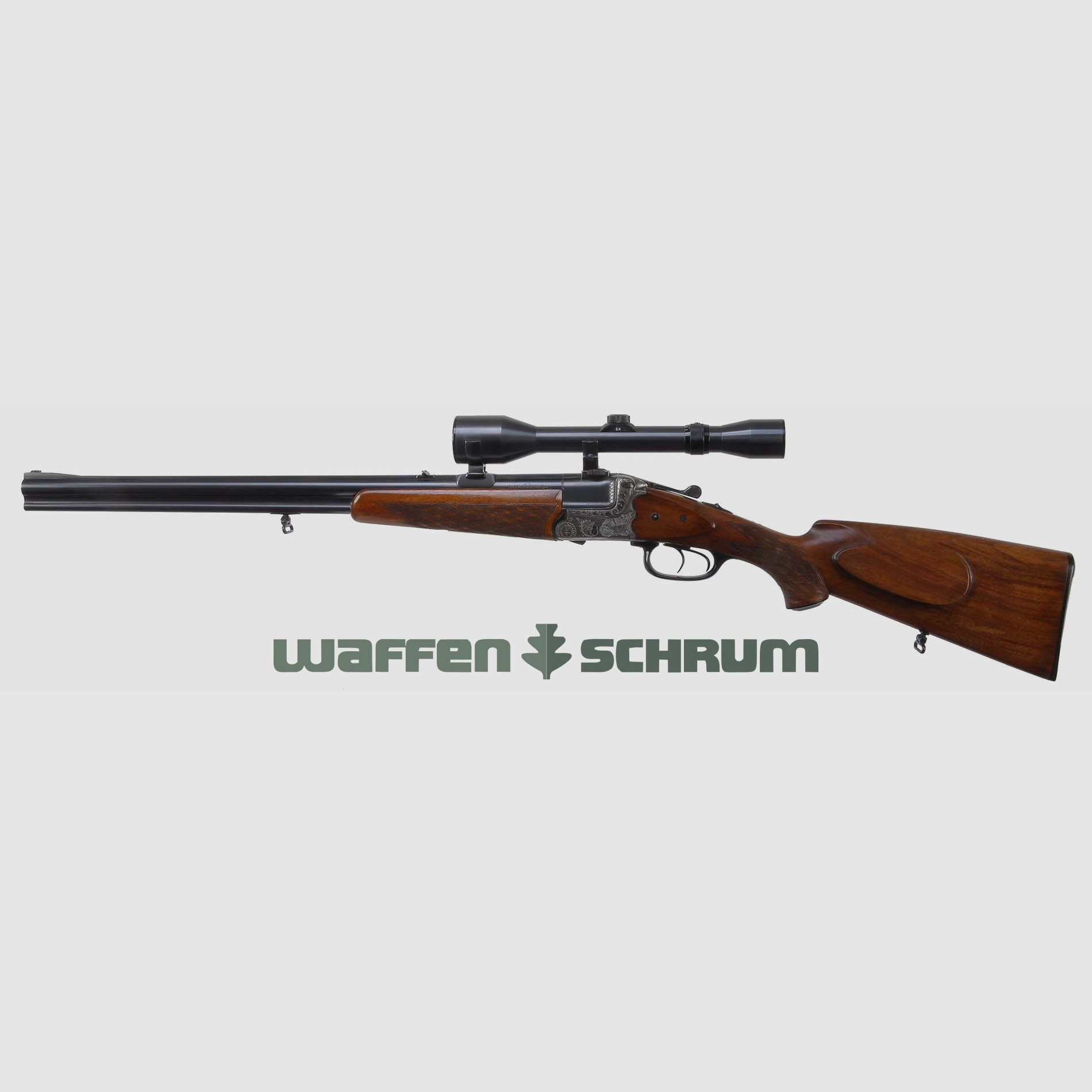 Heym Mod. 55 16/70-7x65R , ZF TELL 6x42 Abs.1, SUHLER-Einhakmontage (i.A.)