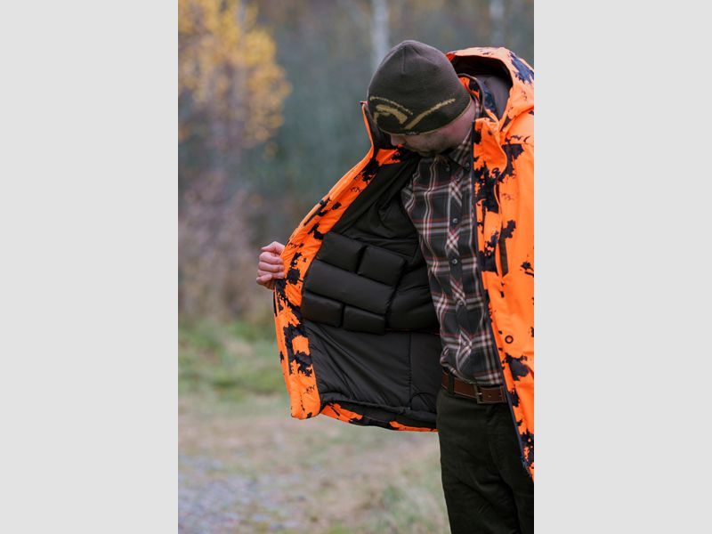 Blaser Daunen-WP-Jacke Janus Camo Orange, Bild 6 von 8