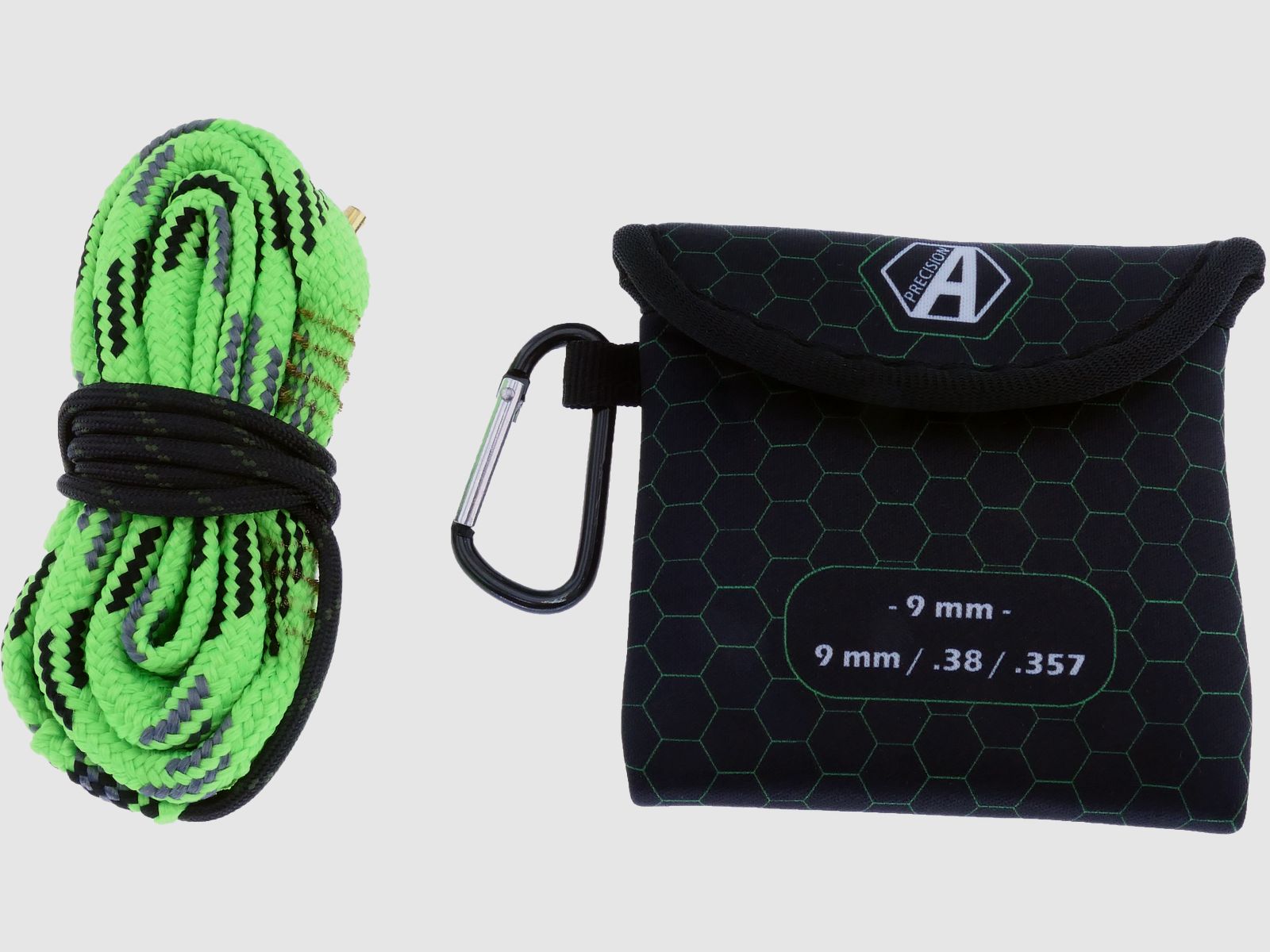 Premium Reinigungsschnur mit Etui - Kaliber leicht zu erkennen!