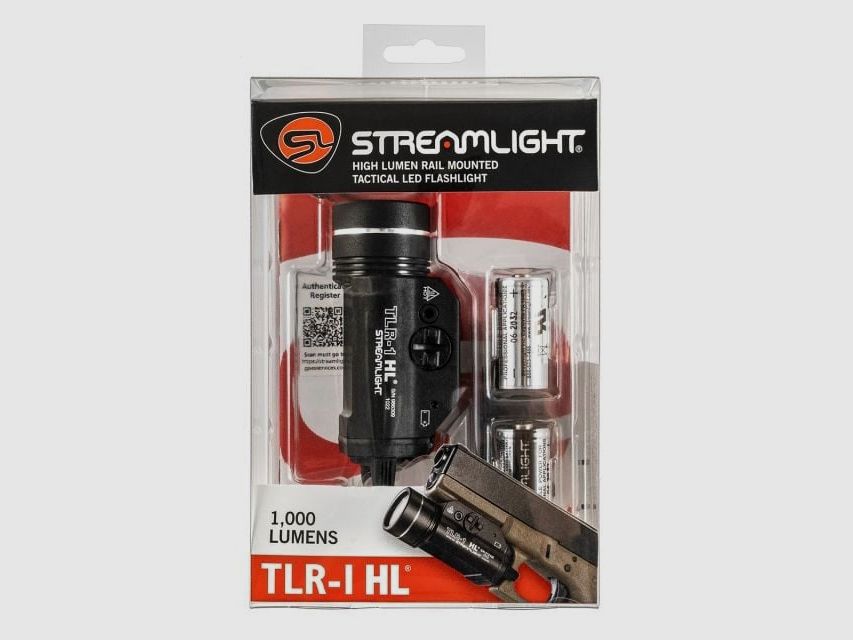 Streamlight TLR-1 HL Black Gun Flashlight - 1000 lumens, Bild 6 von 6