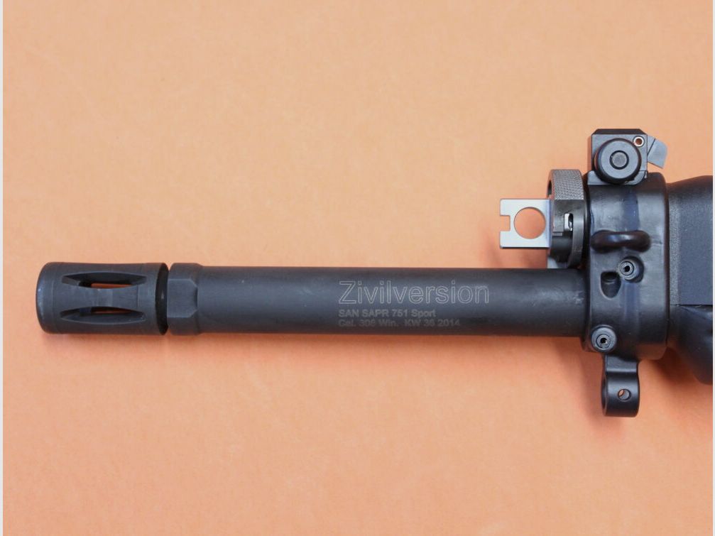 SIG Sauer AG/ SAN Swiss Arms Ha.Büchse .308Win SAN SAPR 751 Sport Long Barrel 4-Pos. Gas-Piston-System SIG 550, 421mm Matchlauf