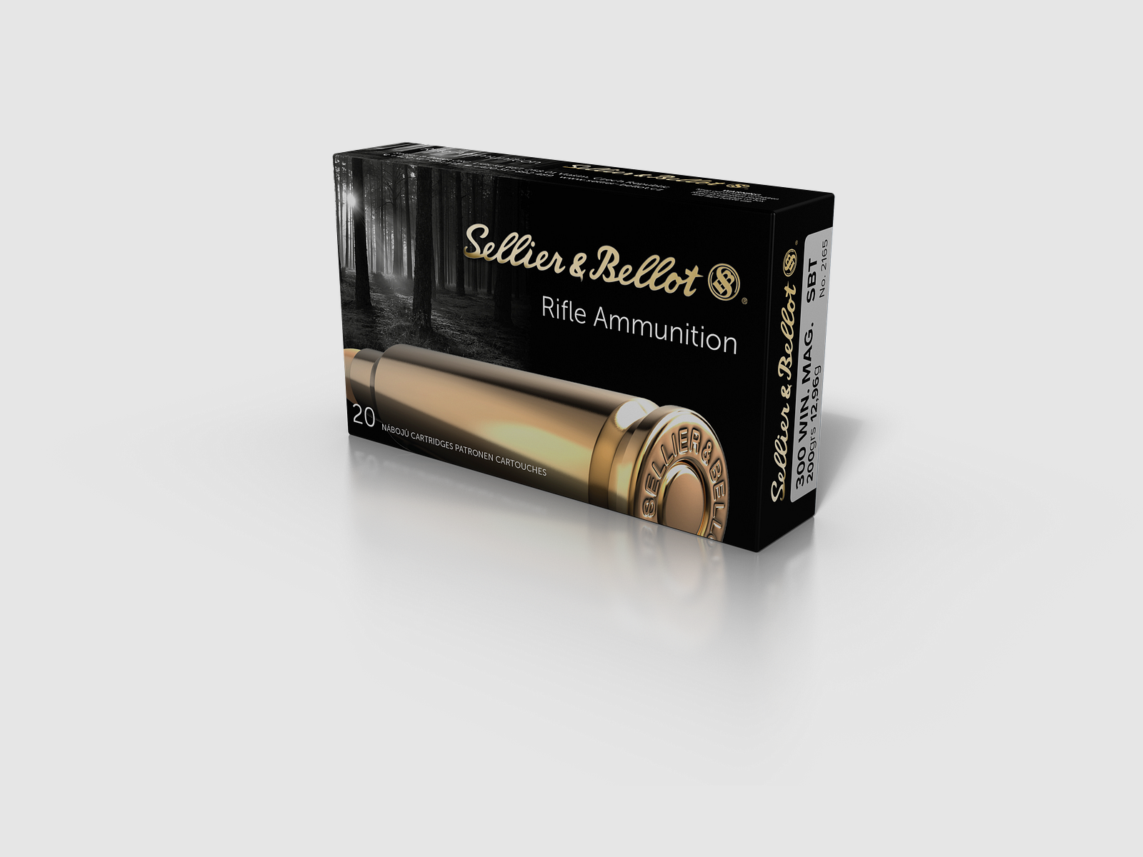 Sellier & Bellot Amunicja Strzelecka .300 Win. Mag. 12,96g Sierra Gameking Boat Tail Soft Point, zdjęcie 1 z 2