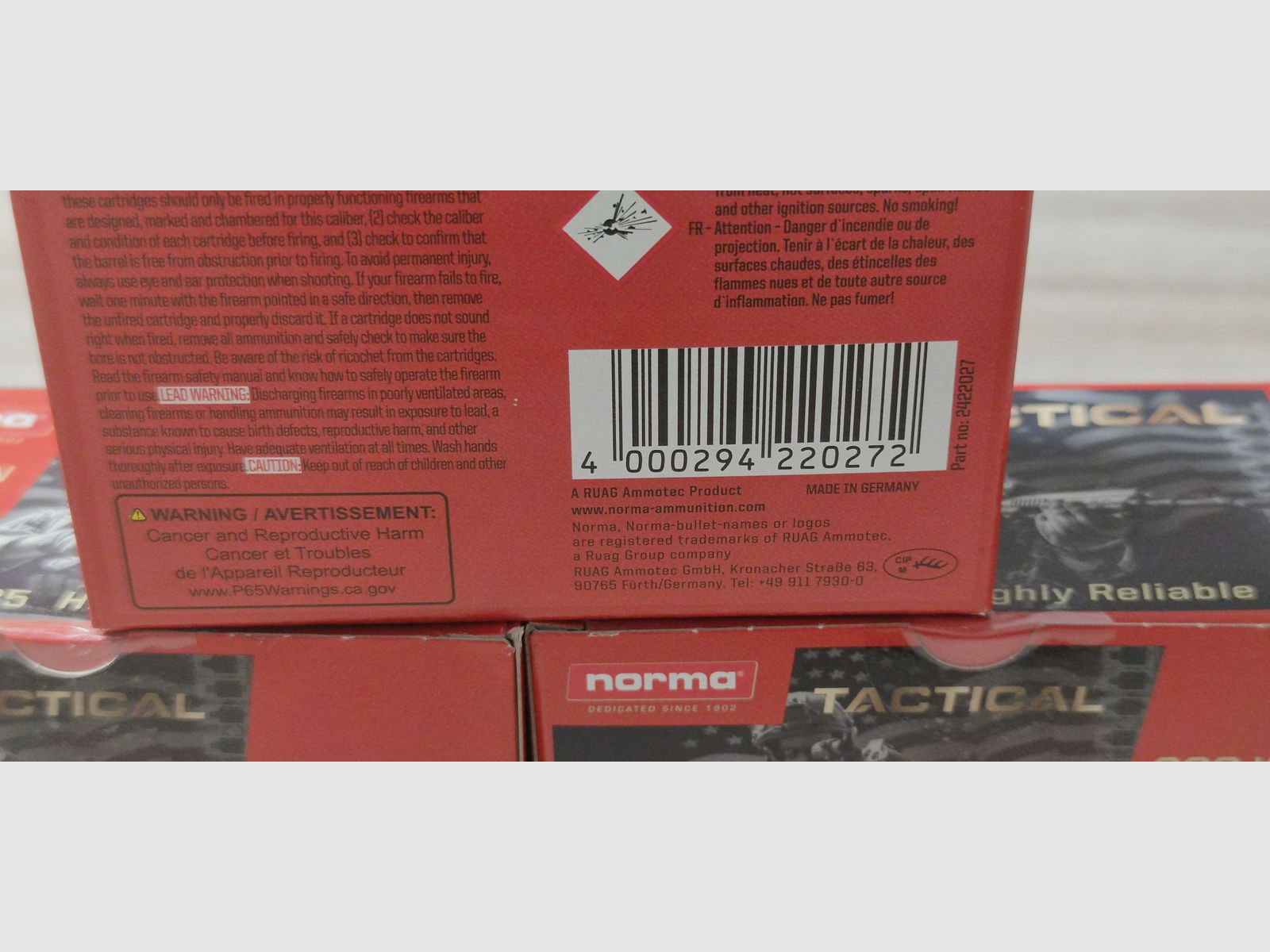 Norma Tactical FMJ .308 147gr/9,5g