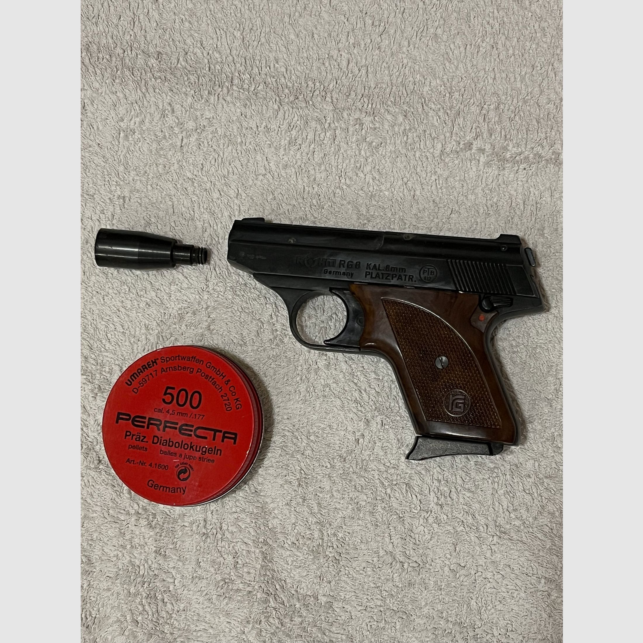 Röhm RG8 - Pistolet d'alarme 8mm