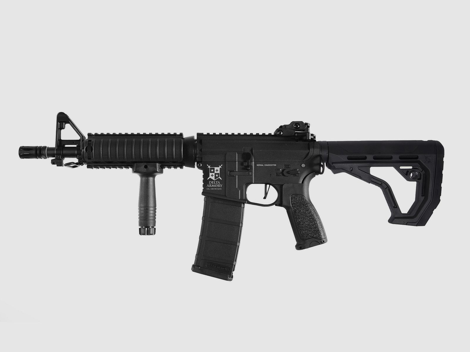 AR15 CQB-R Charlie EAGLE ETU Schwarz AEG Softair Gewehr max. 0,5J | Delta Armory