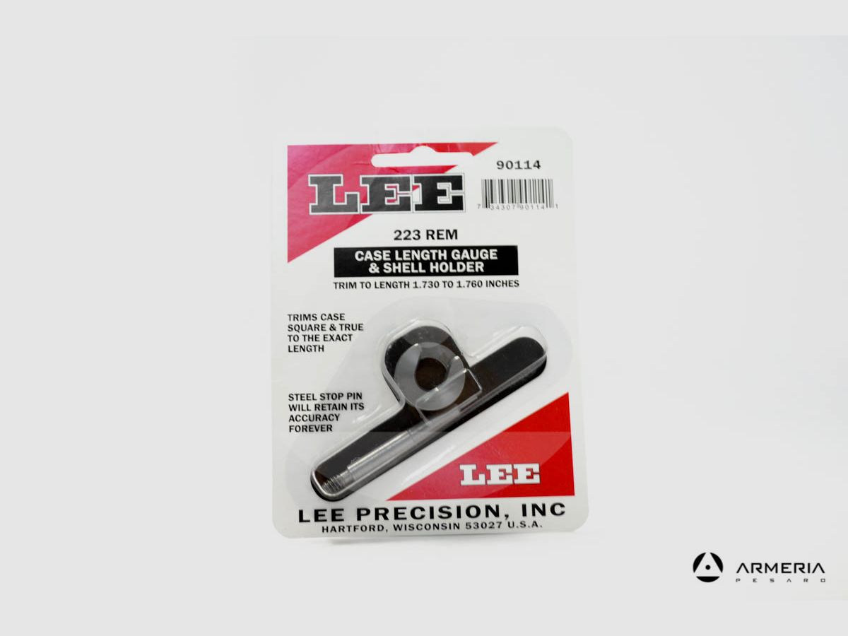 Case trimmer Lee Precision caliber 223 Rem and Shell Holder #90114