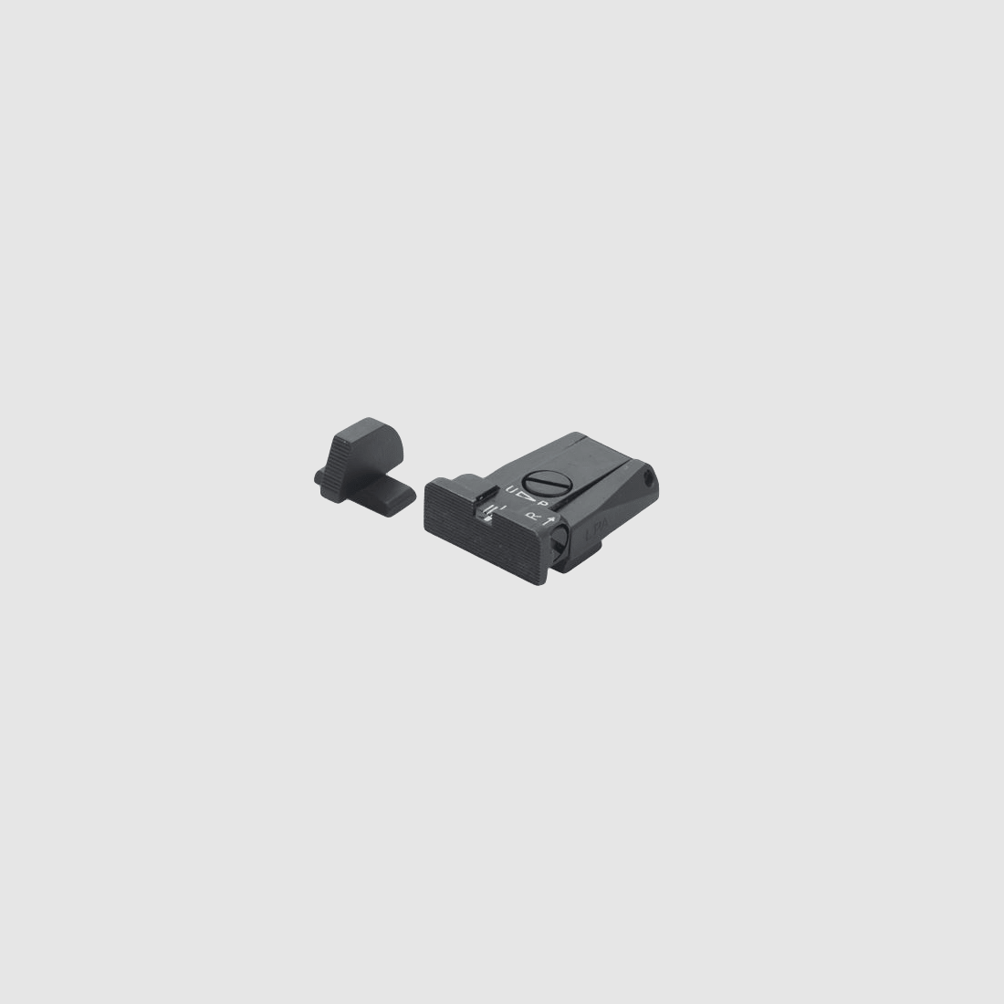 LPA Micrometer Sight SPR for Beretta 92 Stock & Brigadier including Front Sight