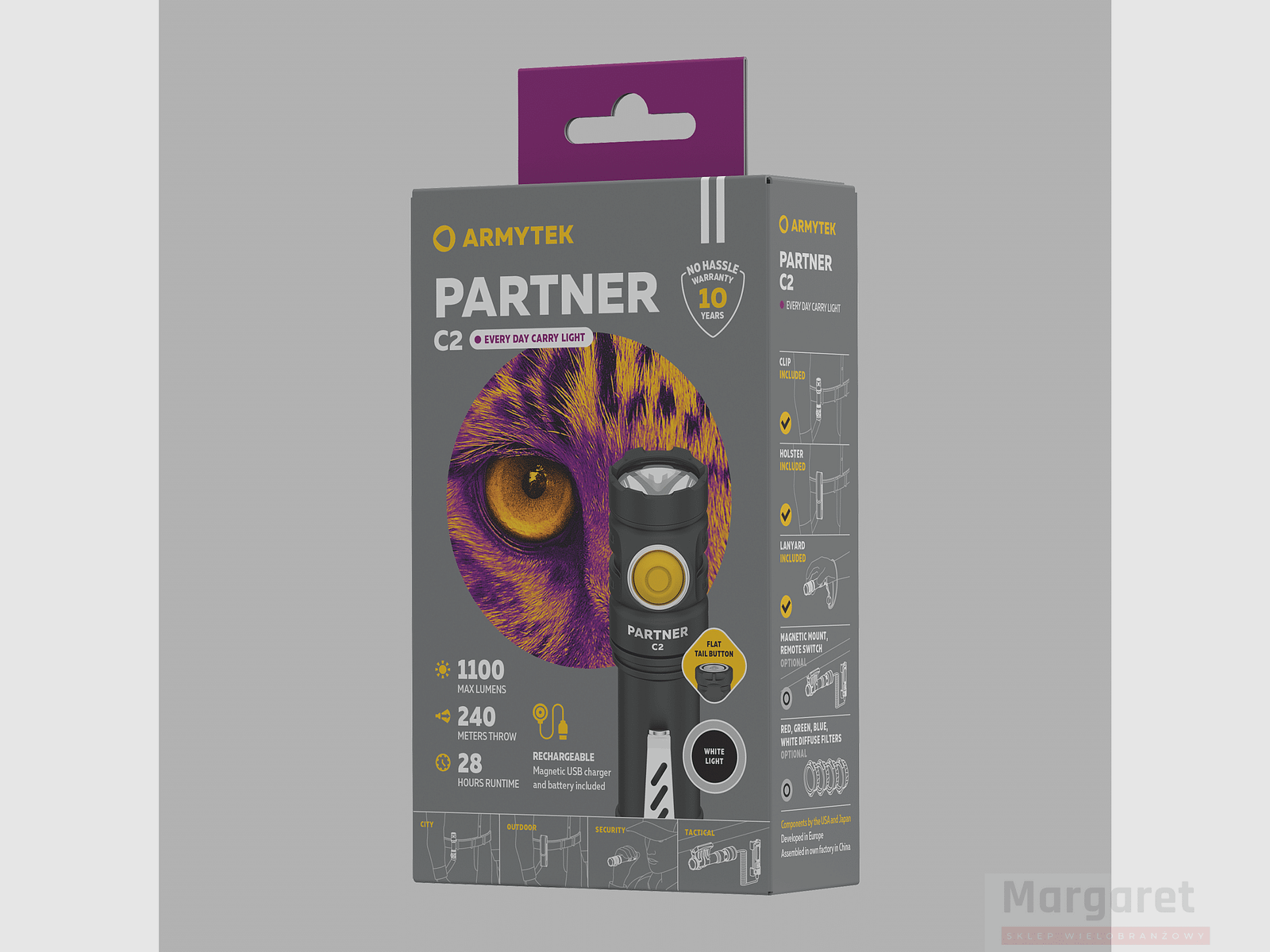 Armytek Partner C2 Magnet USB, image 2 of 14