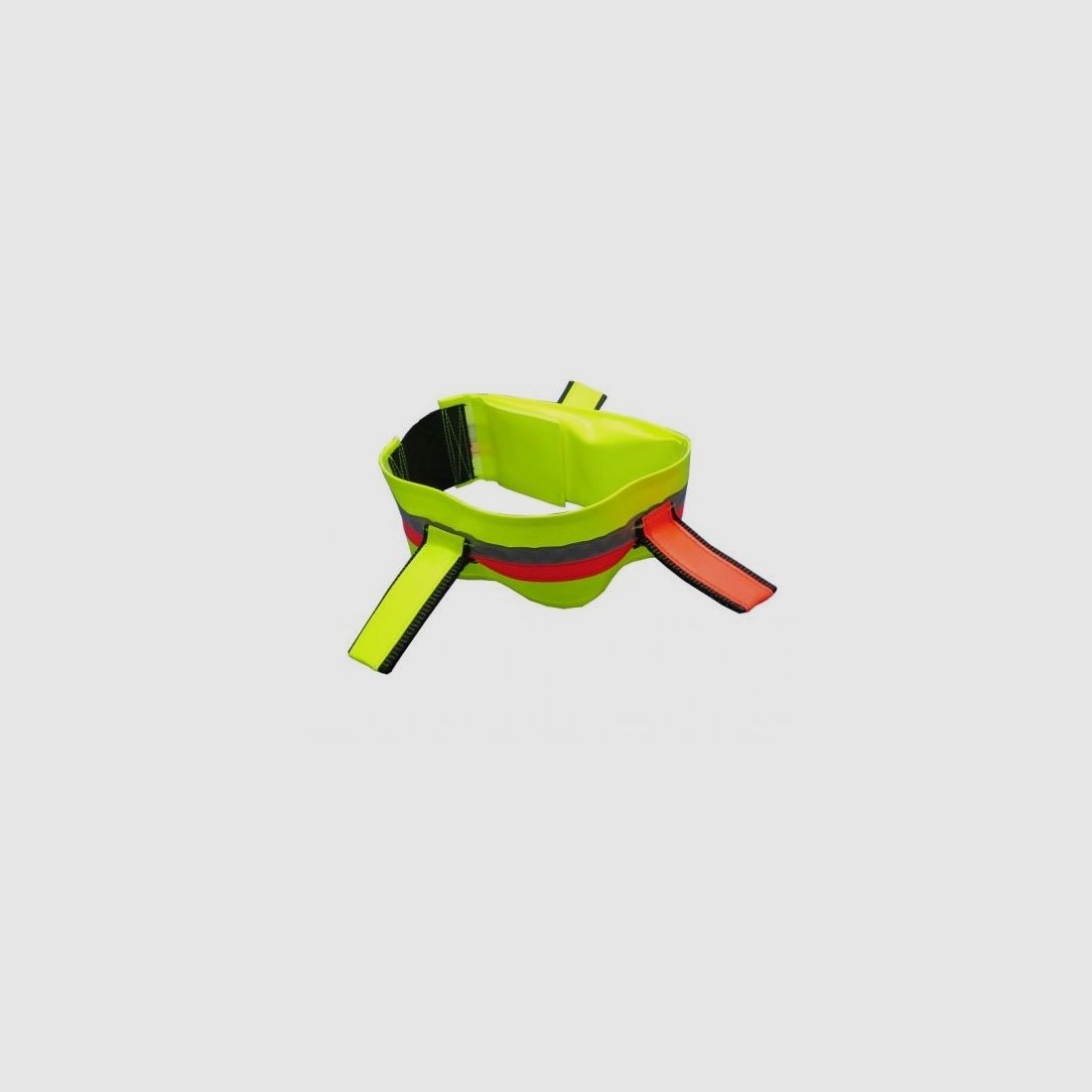 Collier fluo à haute visibilité avec bandes