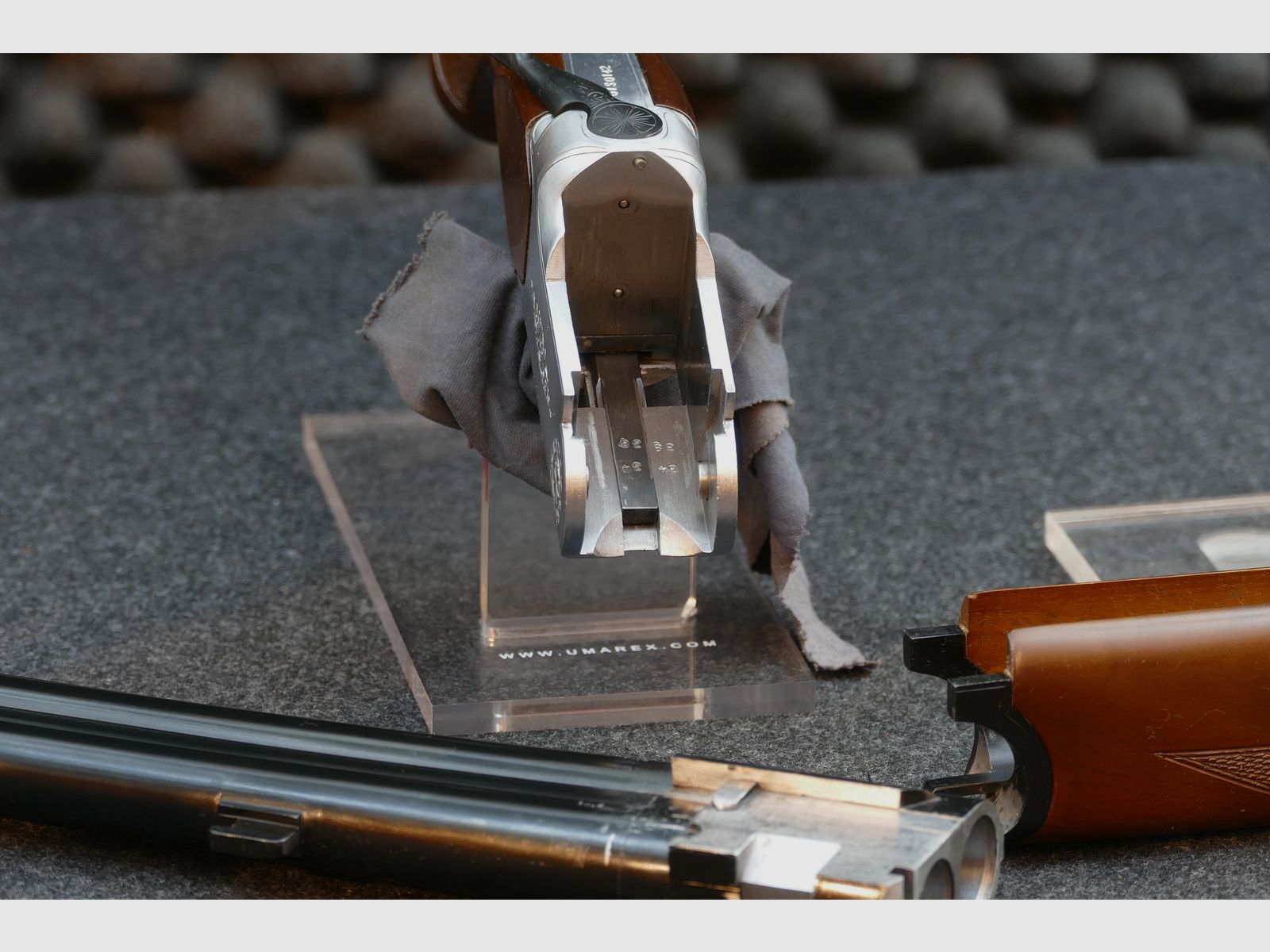 Luger – Bockdoppelflinte, Kal. 12/70, Stahlschrot bis 3,25mm