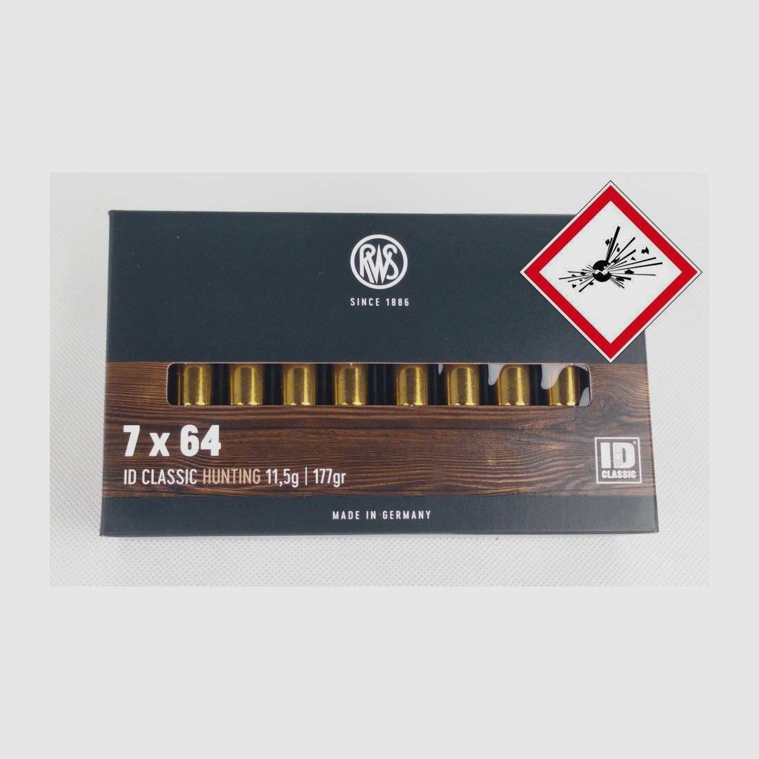 RWS ID CLASSIC Jachtpatroon Kal. 7X64 177grs