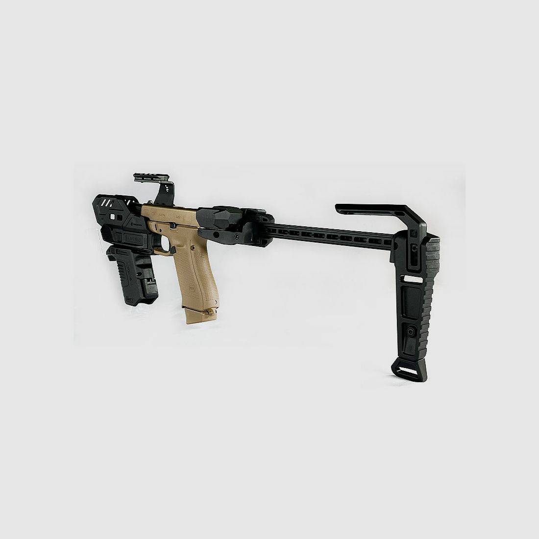 RECOVER GLOCK Conversion FULL Kit SPRO MG Calcio Pistol 1-colore Nero