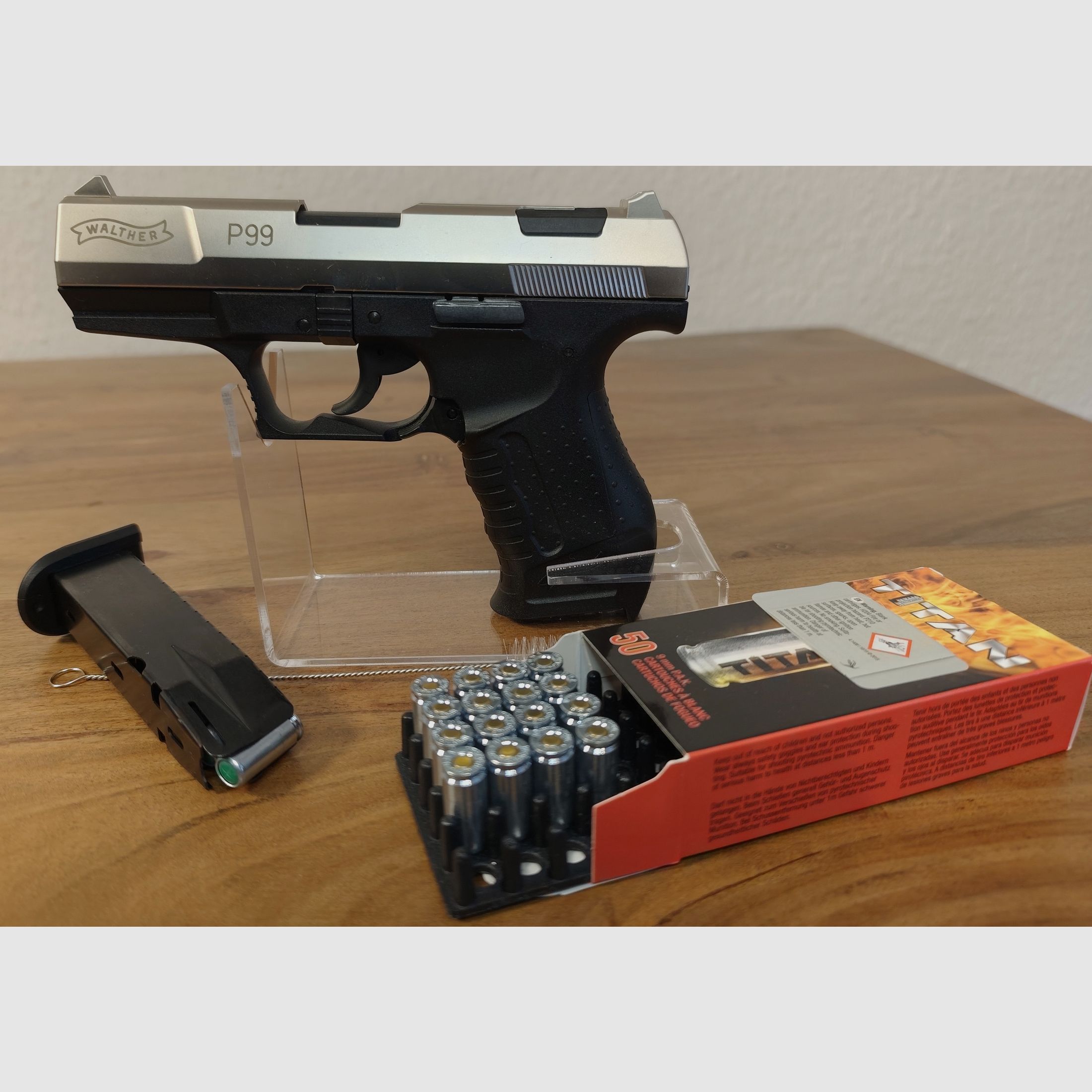 Wather P 99 Nickel kal. 9mm PTB 762 w stanie nowym