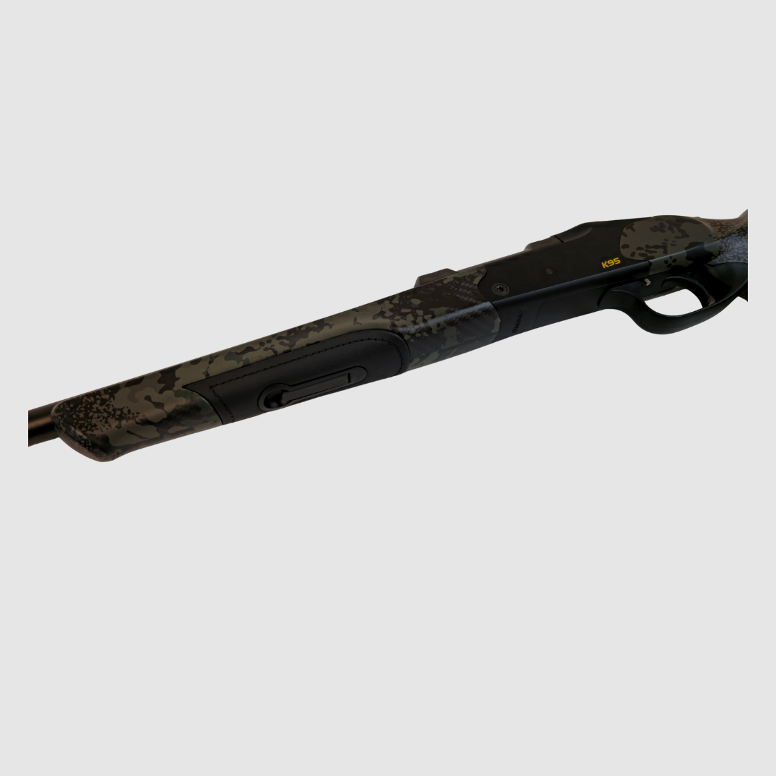 BLASER K95 Ultimate Carbon Camouflage negro con cuero LL42cm .308 Win., imagen 4 de 12