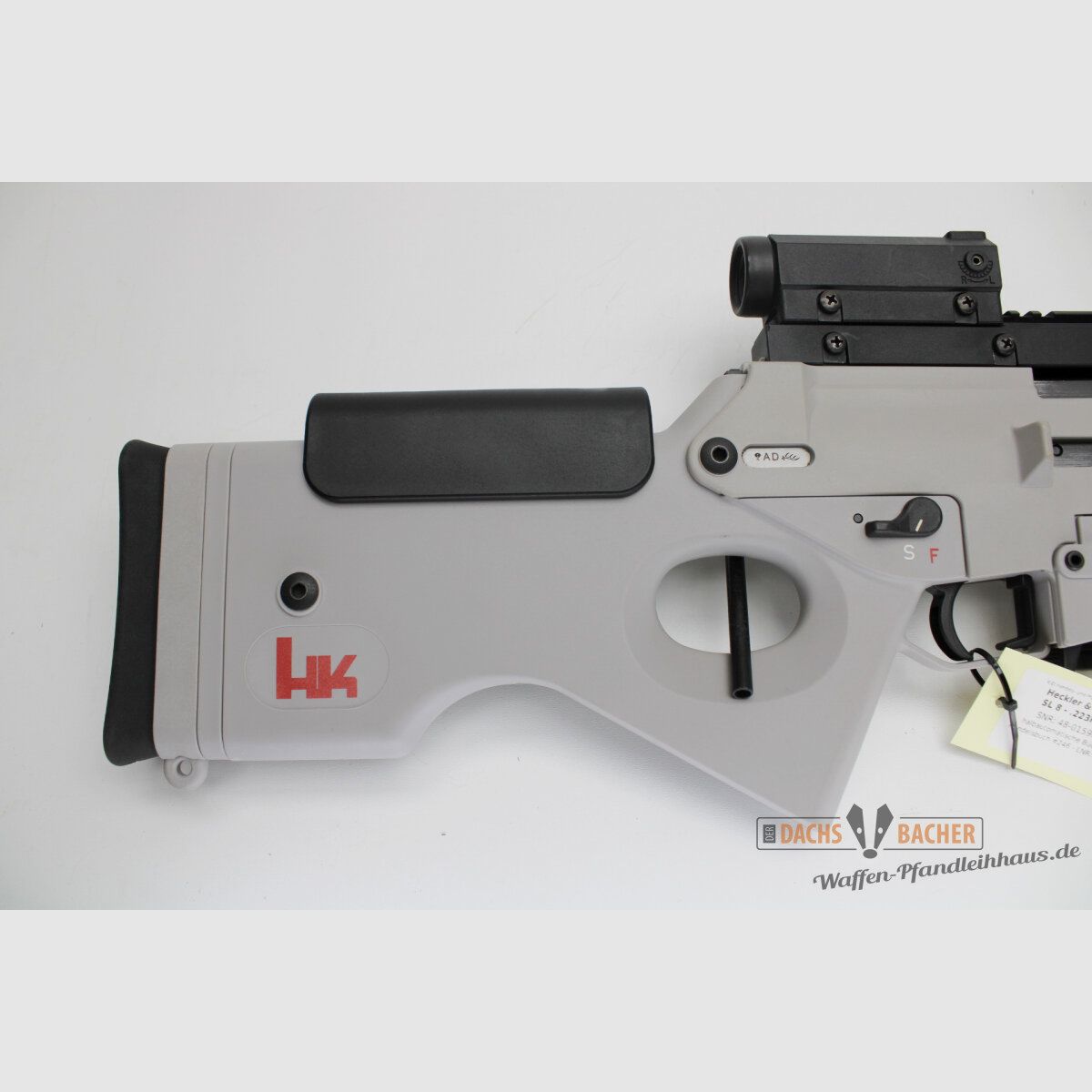 Fucile SL H&K Heckler & Koch SL8 cal. .223 Rem con 2 caricatori mirino G36