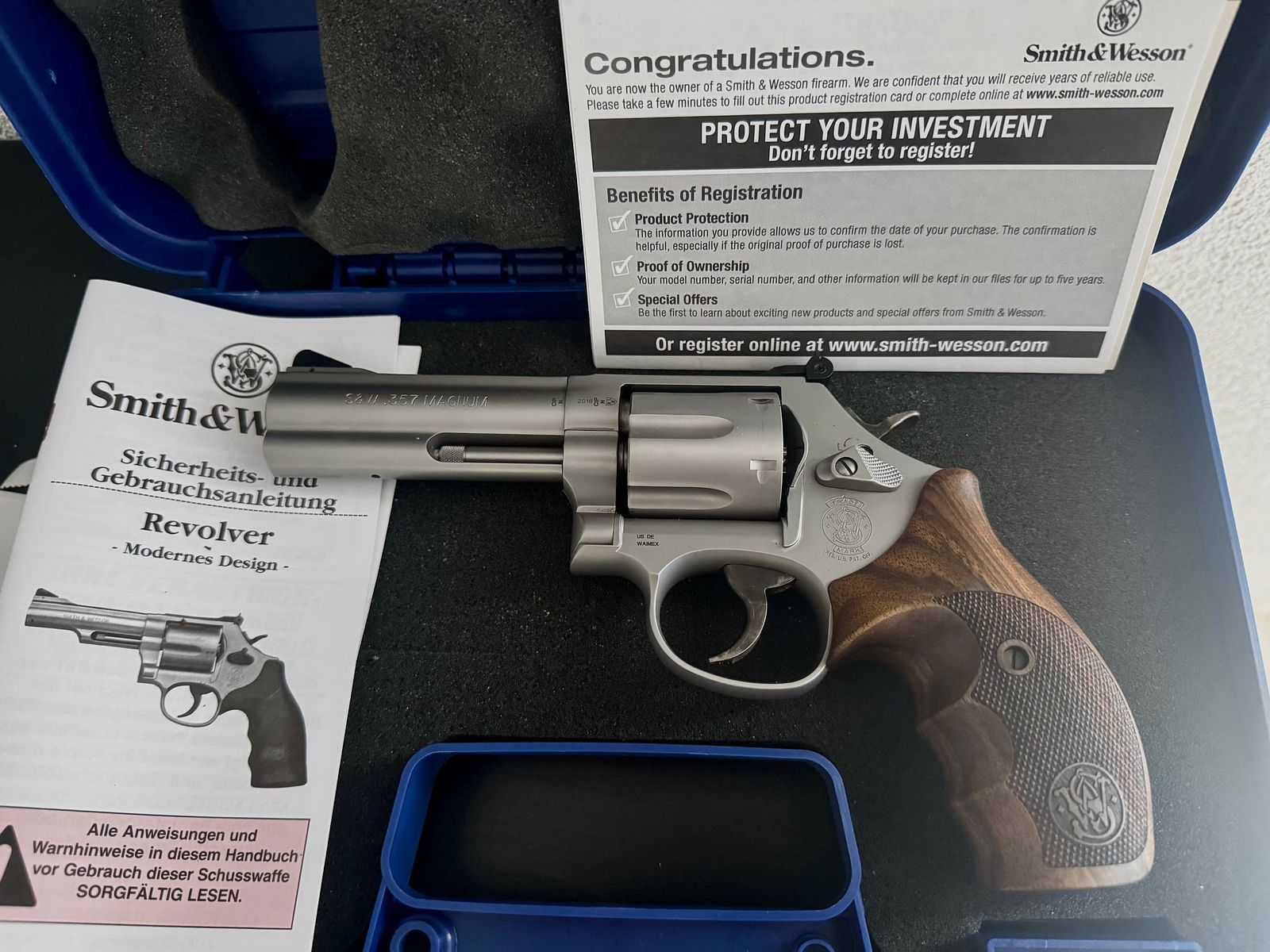 Smith & Wesson 686 Security Special 4” .357 Magnum – neuwertiger Zustand