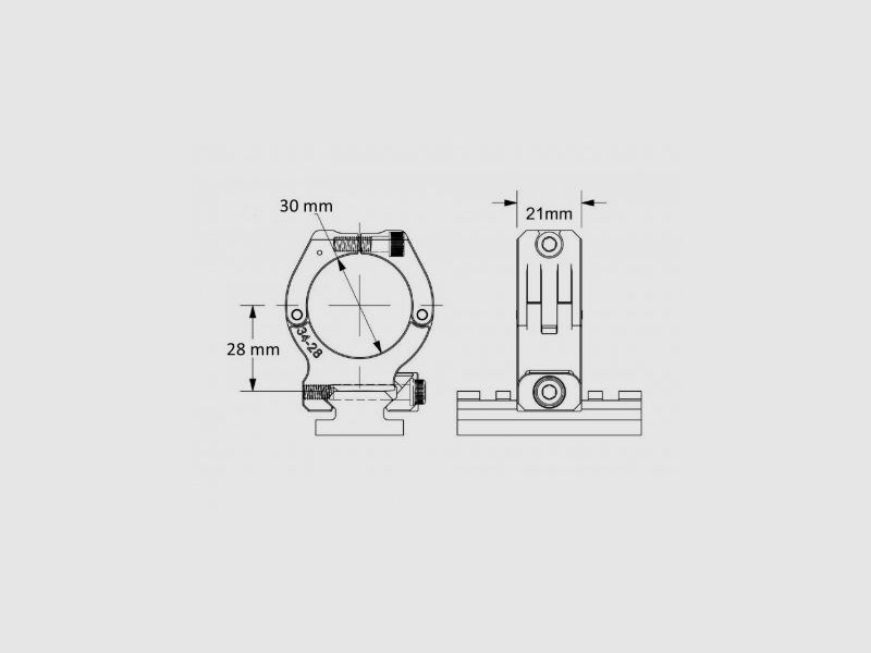 AMERICAN RIFLE COMPANY Ringe M10 - 30 mm mittel, Bild 2 von 2
