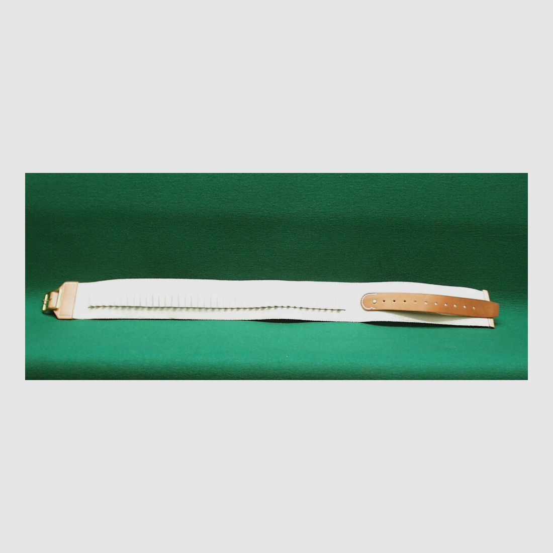 C.Sharps Arms cartridge belt, linen