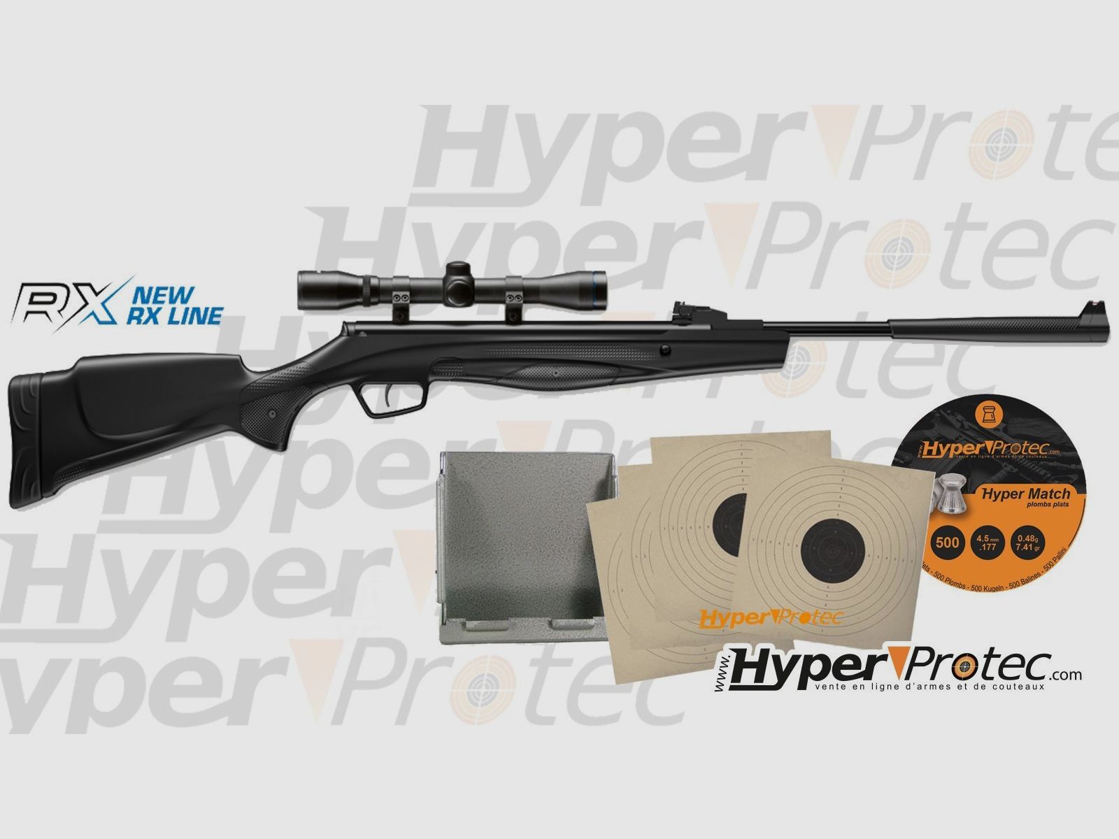 Pack Stoeger RX5 + Lunette + Plomb + Cible, image 2 sur 2
