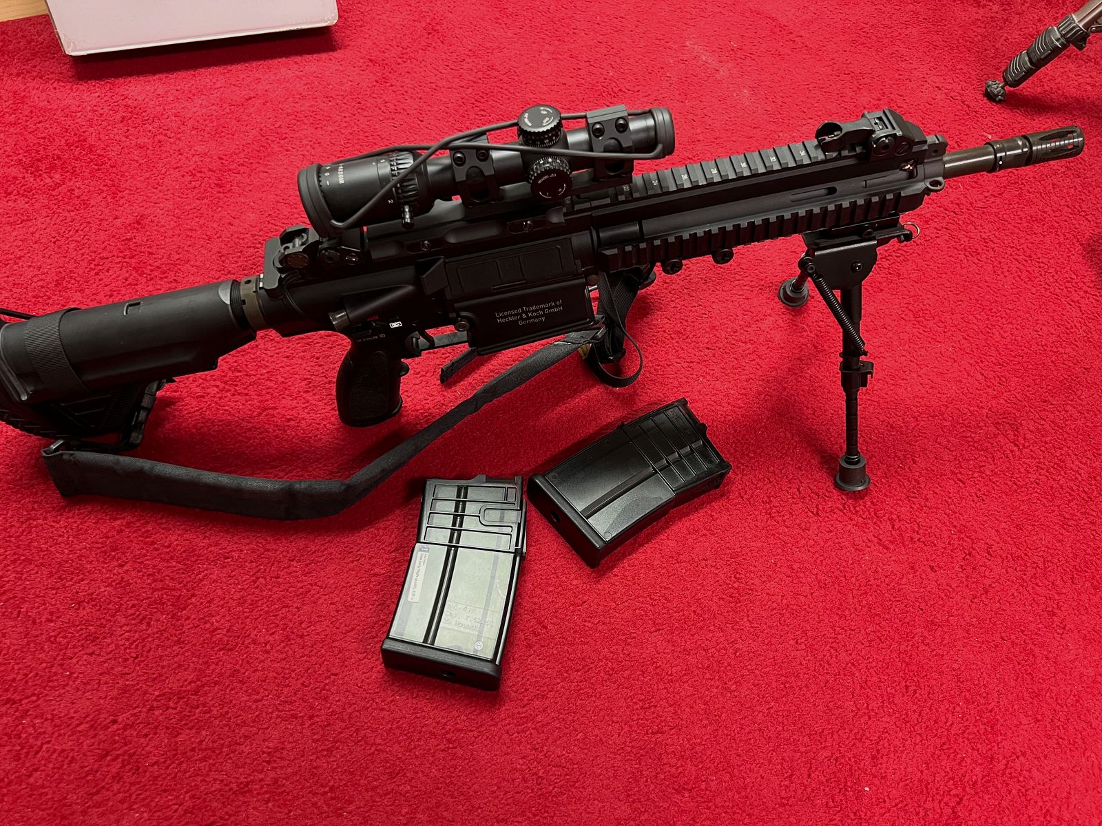 VFC H&K 417 D Open Bolt GBB 6mm BB in Black