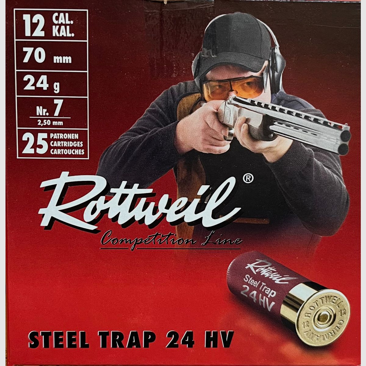 Rottweil Steel Trap 24HV 12/70 24g - 250 Schuss