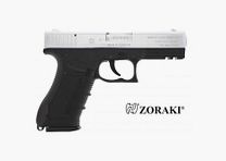 Pistola de gas ZORAKI (SRS) 917 edición especial cromada cal. 9mm P.A.