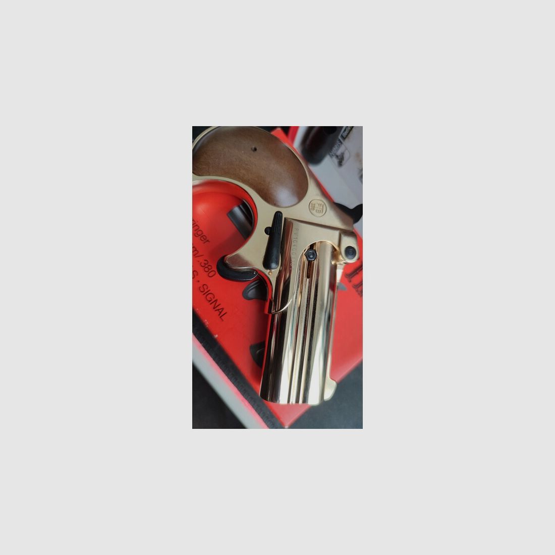 Seltene Noris Twinny Derringer 9mmRK Gold Edition NEU/OVP
