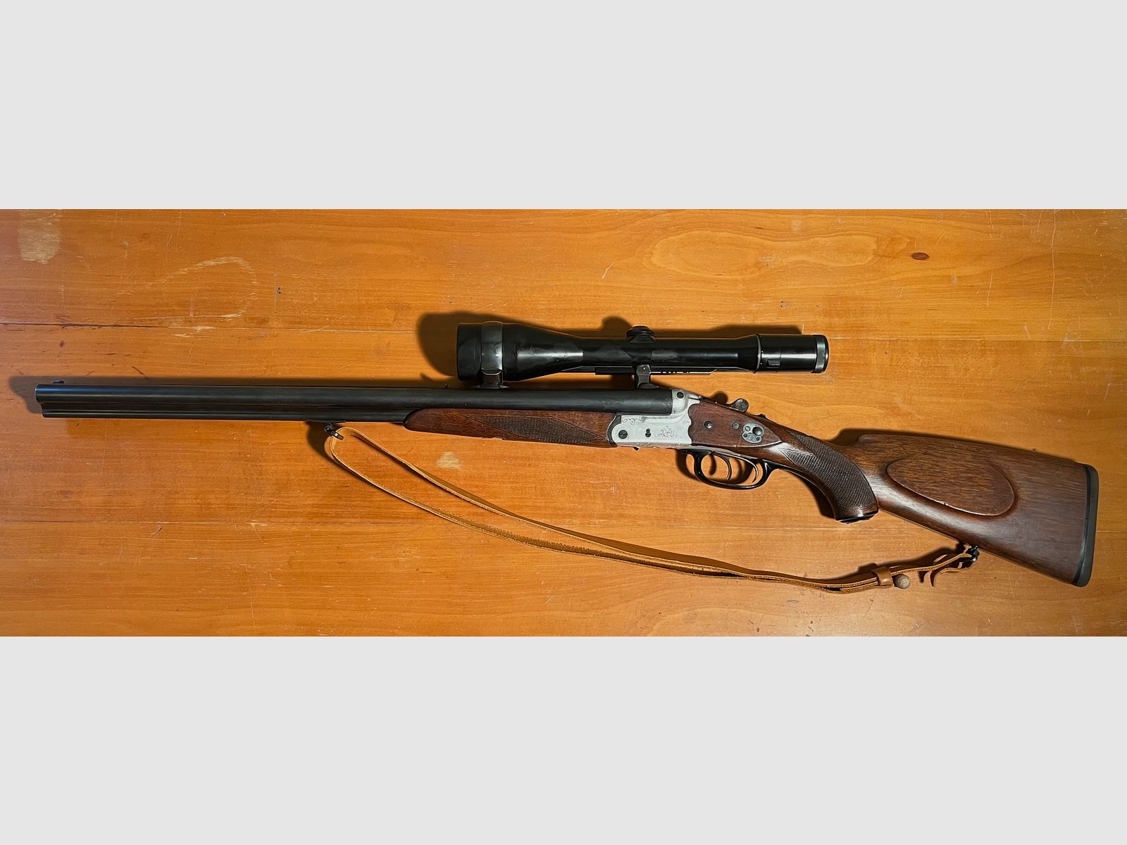  Heym Drilling 7x57R / 16-70 + ZF + Einstecklauf .22 WMR + Munition