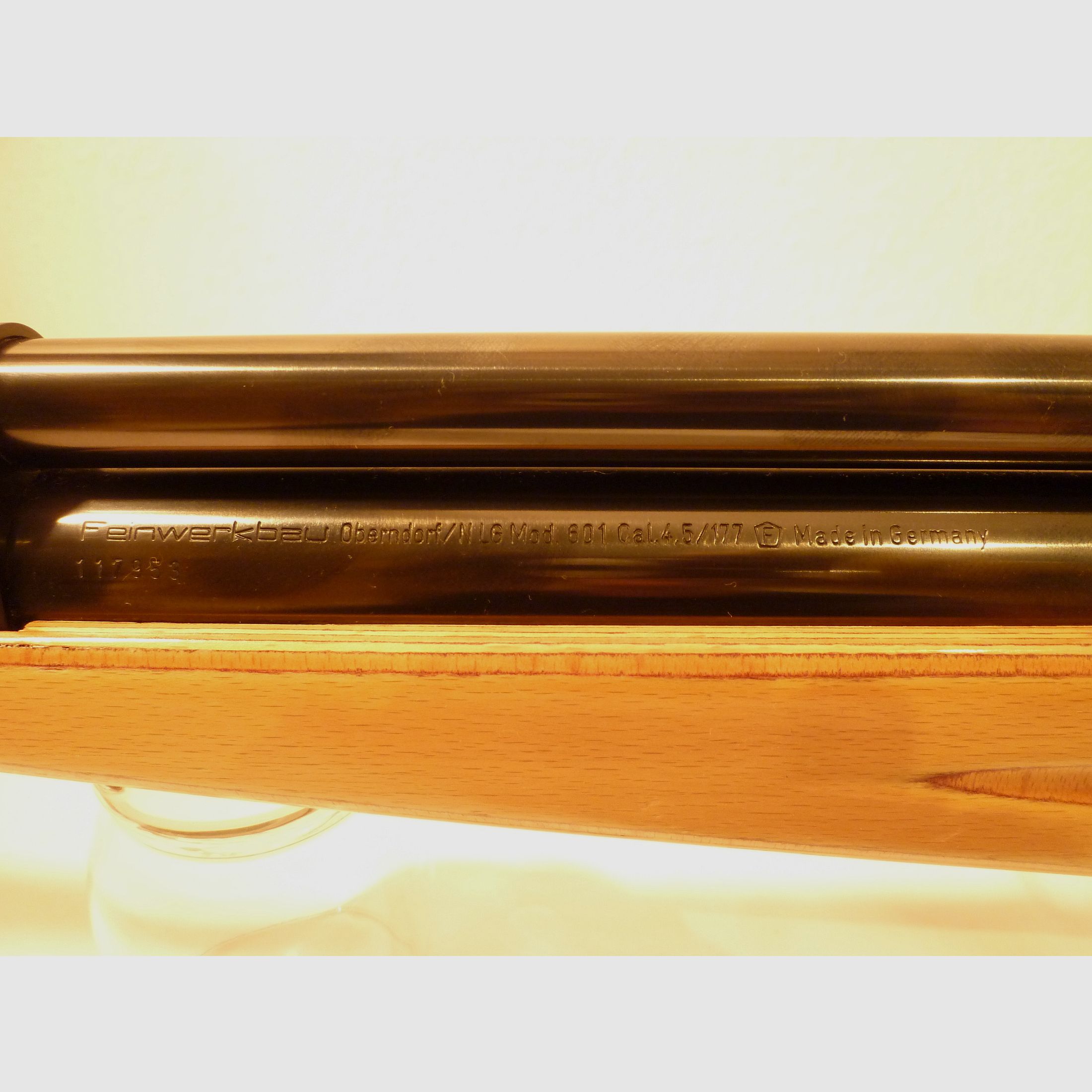 Match air rifle FEINWERKBAU Oberndorf/N 601 right side lever TOP CONDITION !!