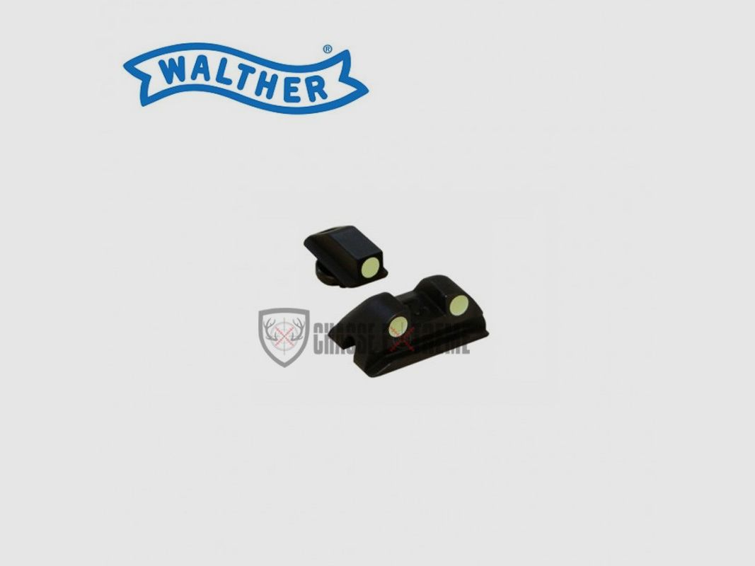 Visierungssystem WALTHER 3 Dot Phosphoreszierend - P99/Pps/Ppq