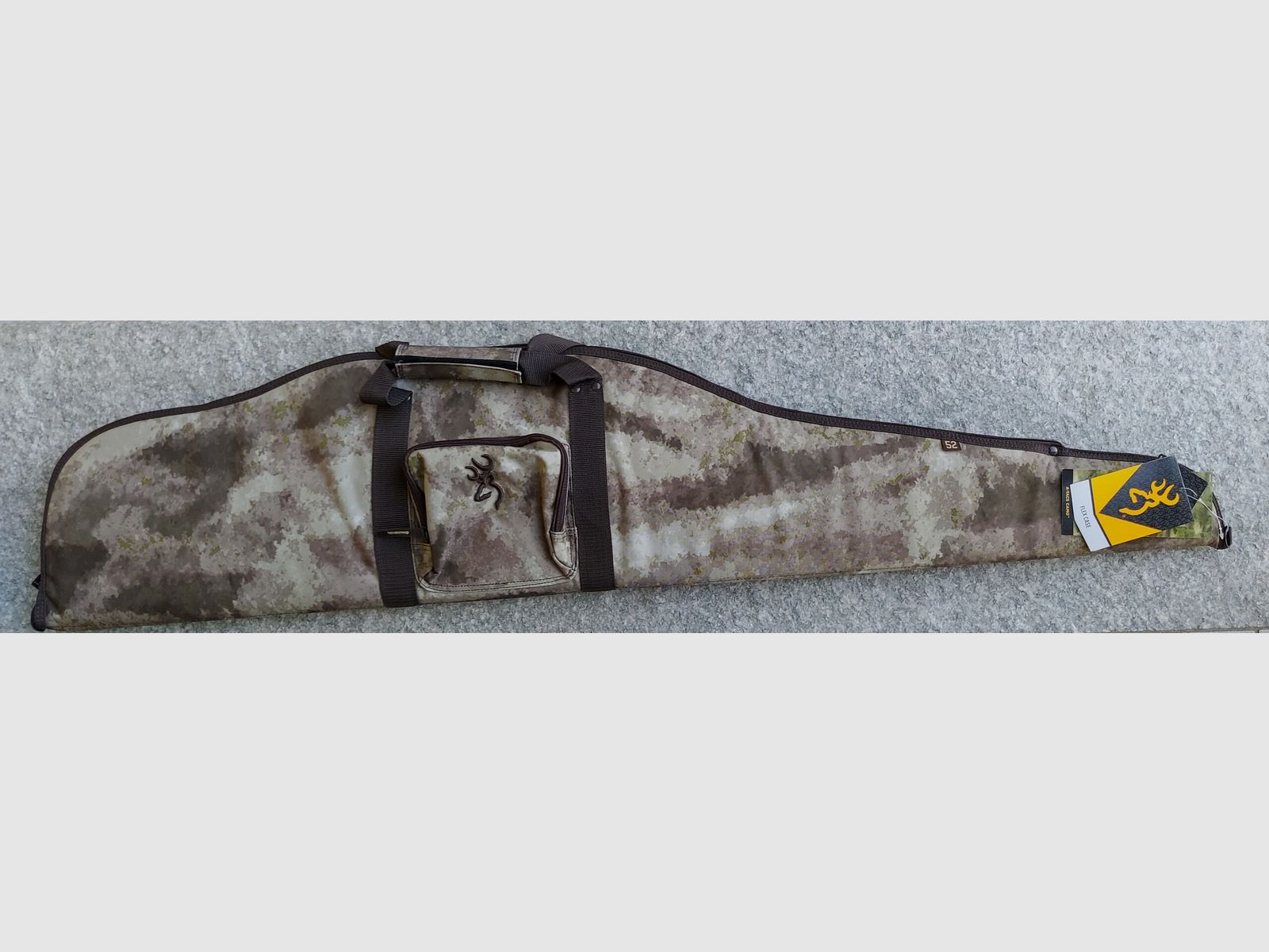 Futteral für Gewehr mit Browning Zielfernrohr, Länge 132 cm, gepolstert