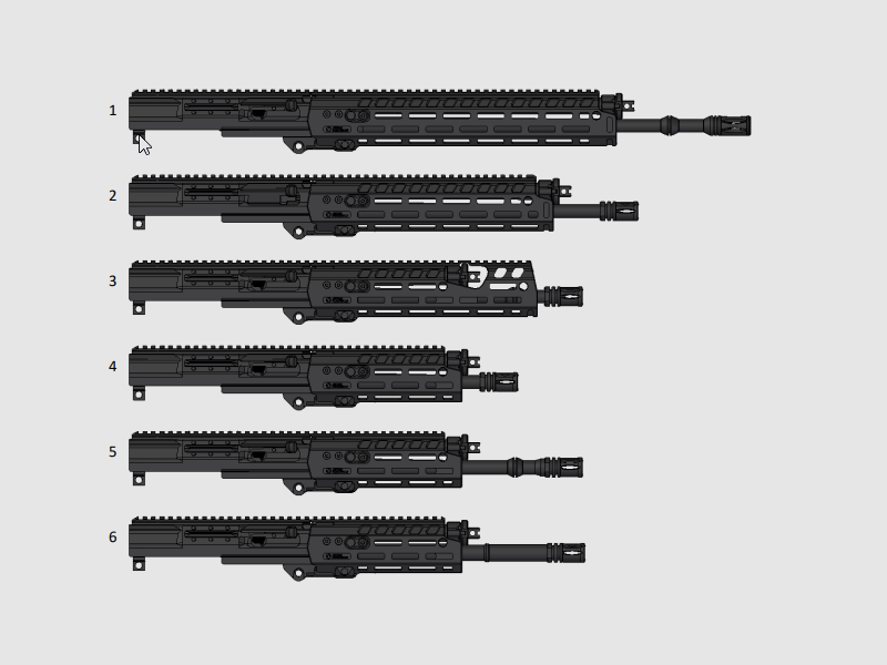 Sig Sauer SG56X Upper – Modularer Upper Receiver für SG55X / SG56X